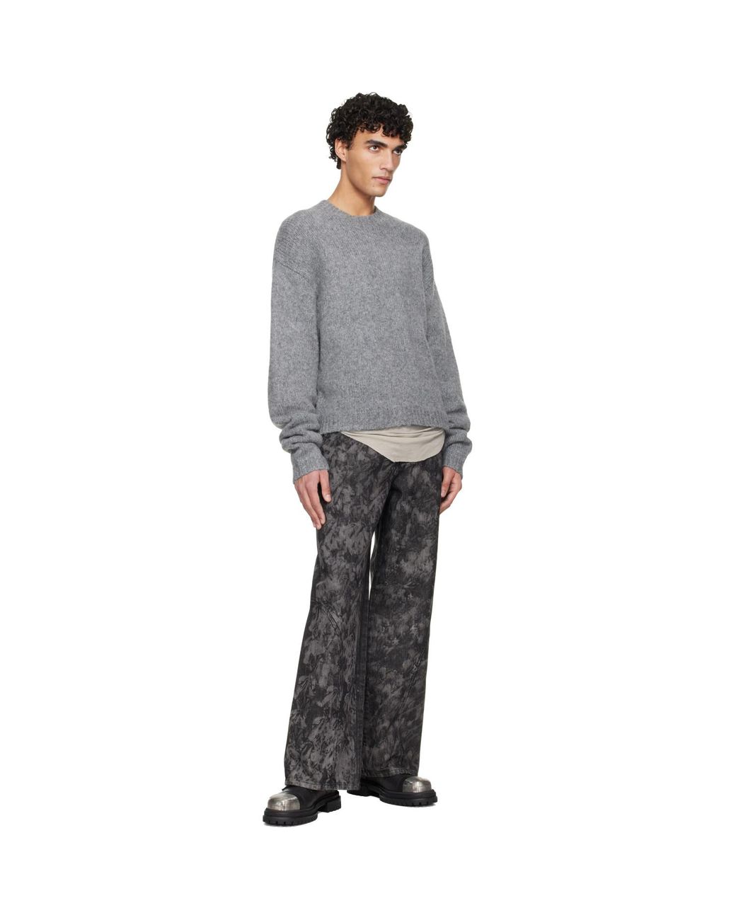 HELIOT EMIL Black Basalt Jeans for men