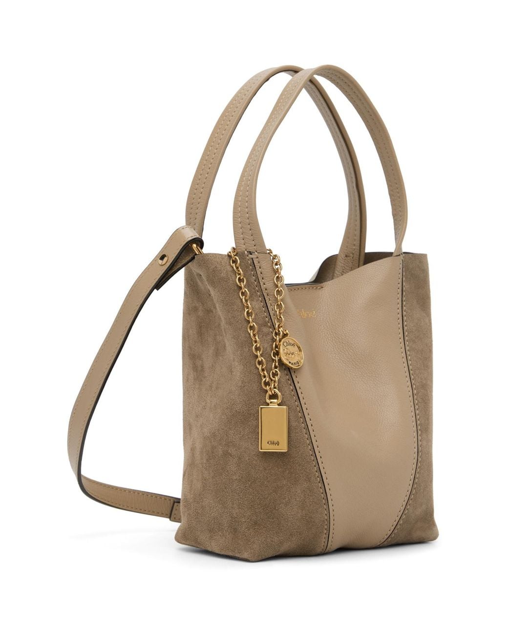 Chloé Brown Small Spin' Tote