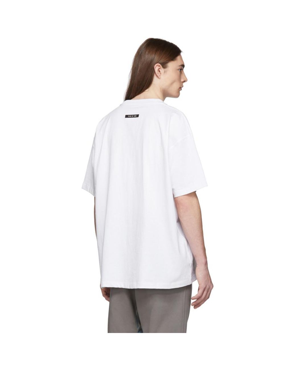 Fear of God クルーネック半袖tシャツ ホワイト FW24/25 メンズ Fear Of God ホワイト Fg T シャツ ホワイト | Lyst