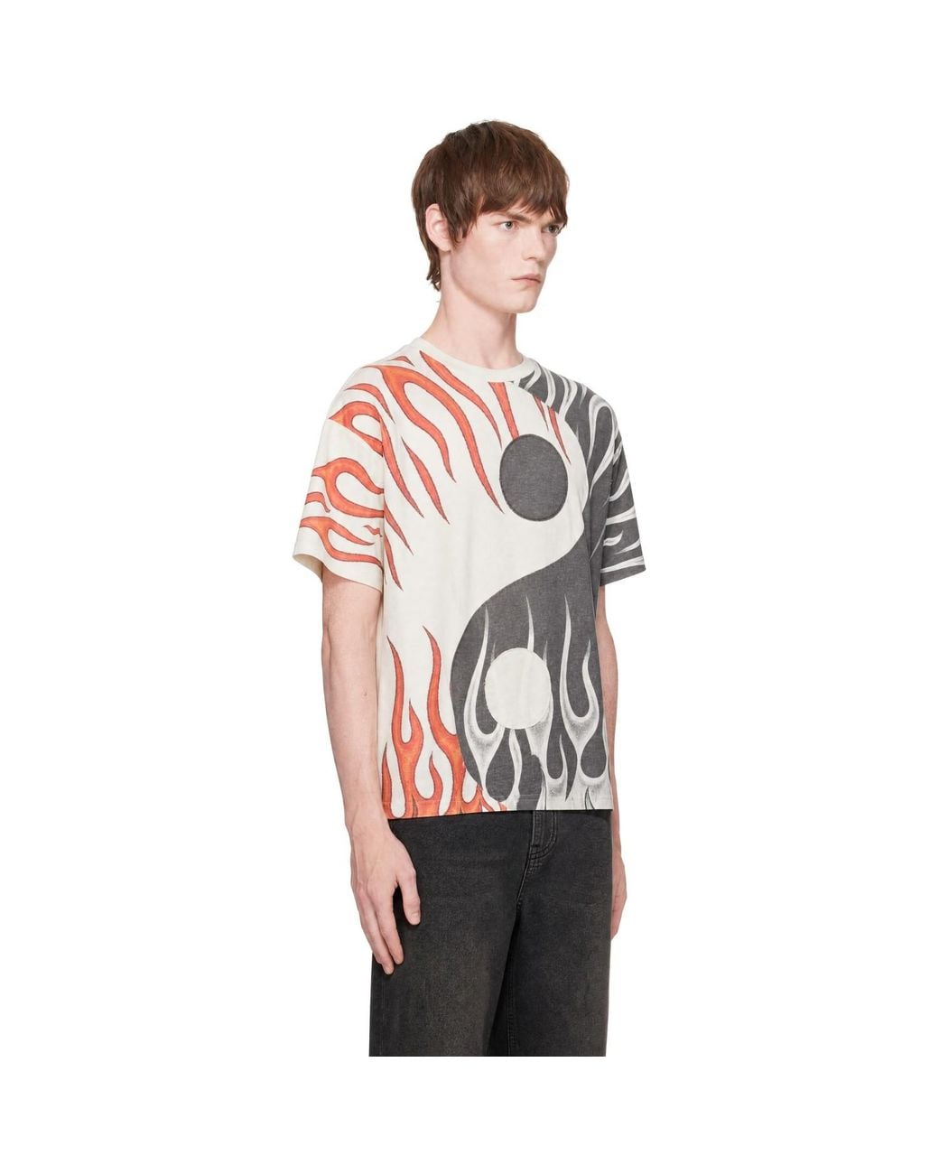 Who Decides War Multicolor Yin Yang Jersey Short Sleeve T-Shirt for men