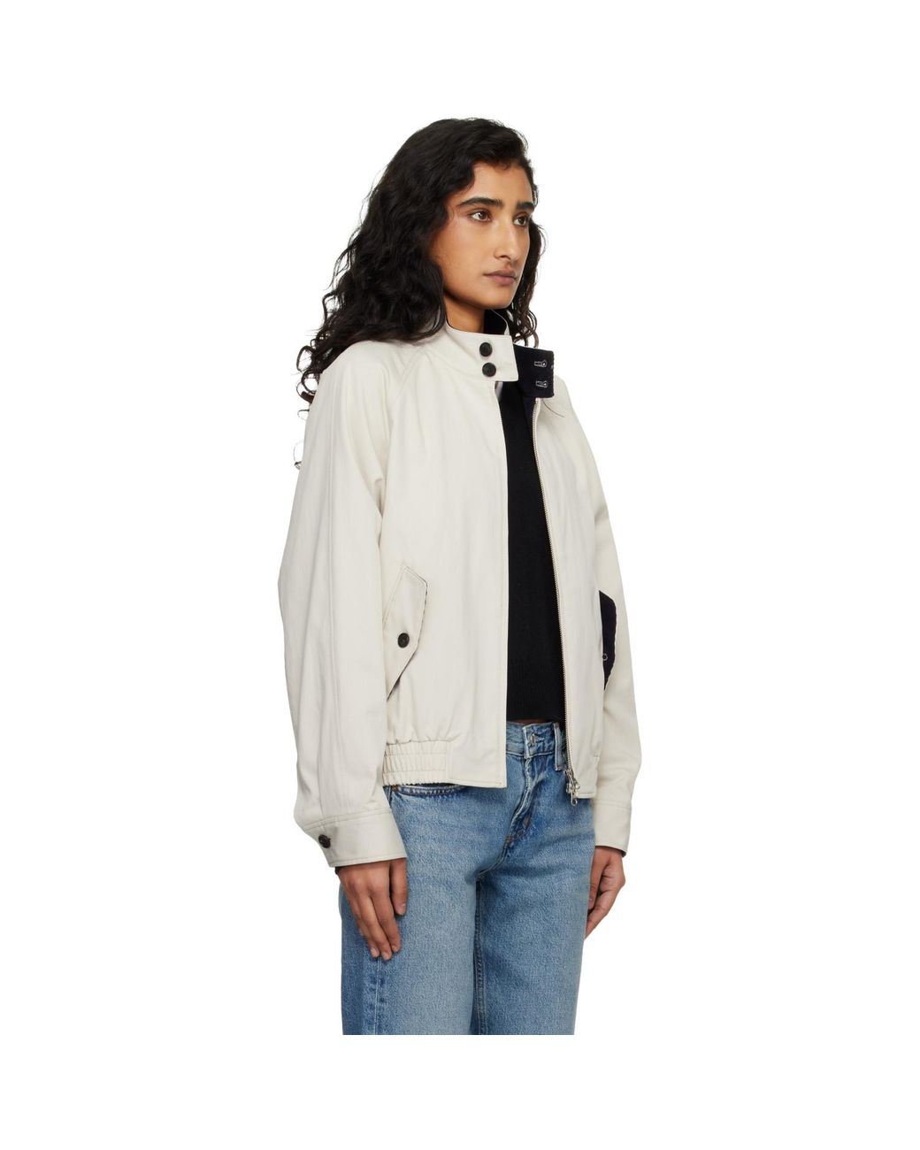 DUNST Black Modern Harrington Jacket