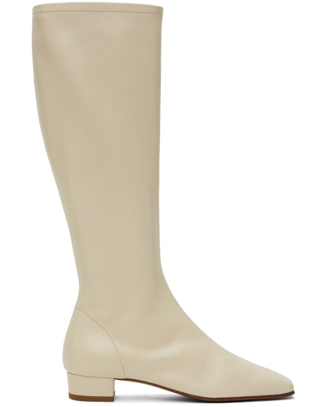 BY FAR Off white Edie Boots Lyst UK