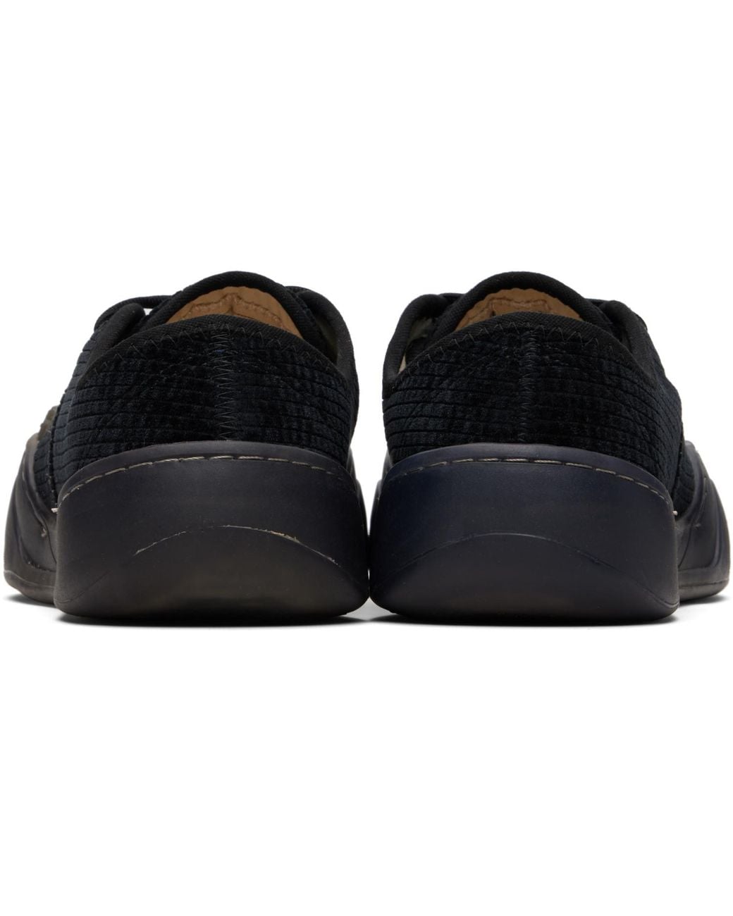 ERL Black Corduroy Coupe Sneakers for men