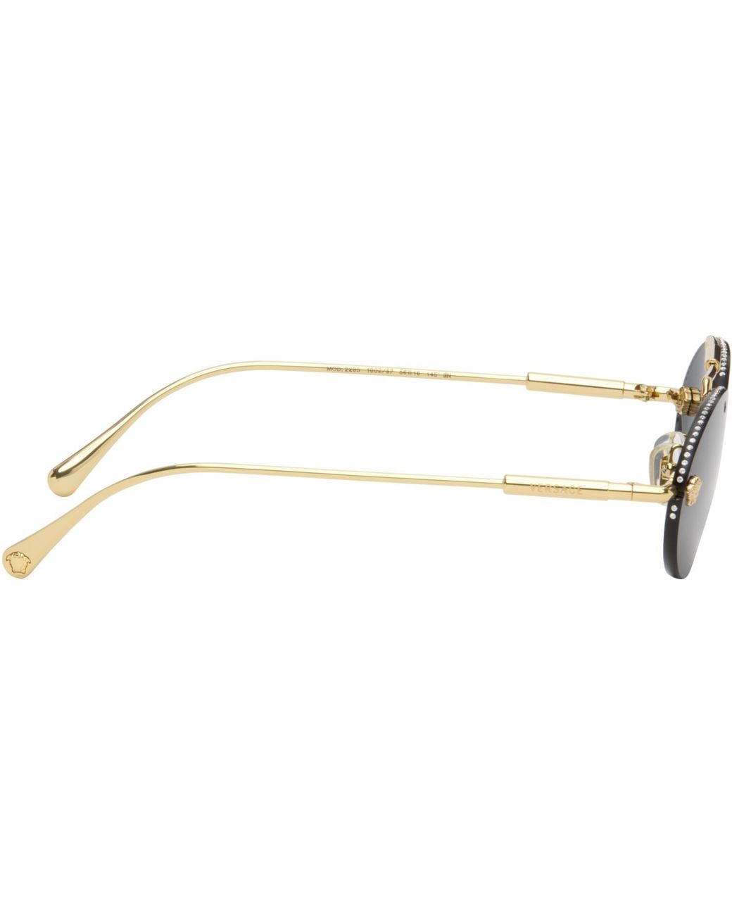 Versace Gray Medusa Sunglasses for men