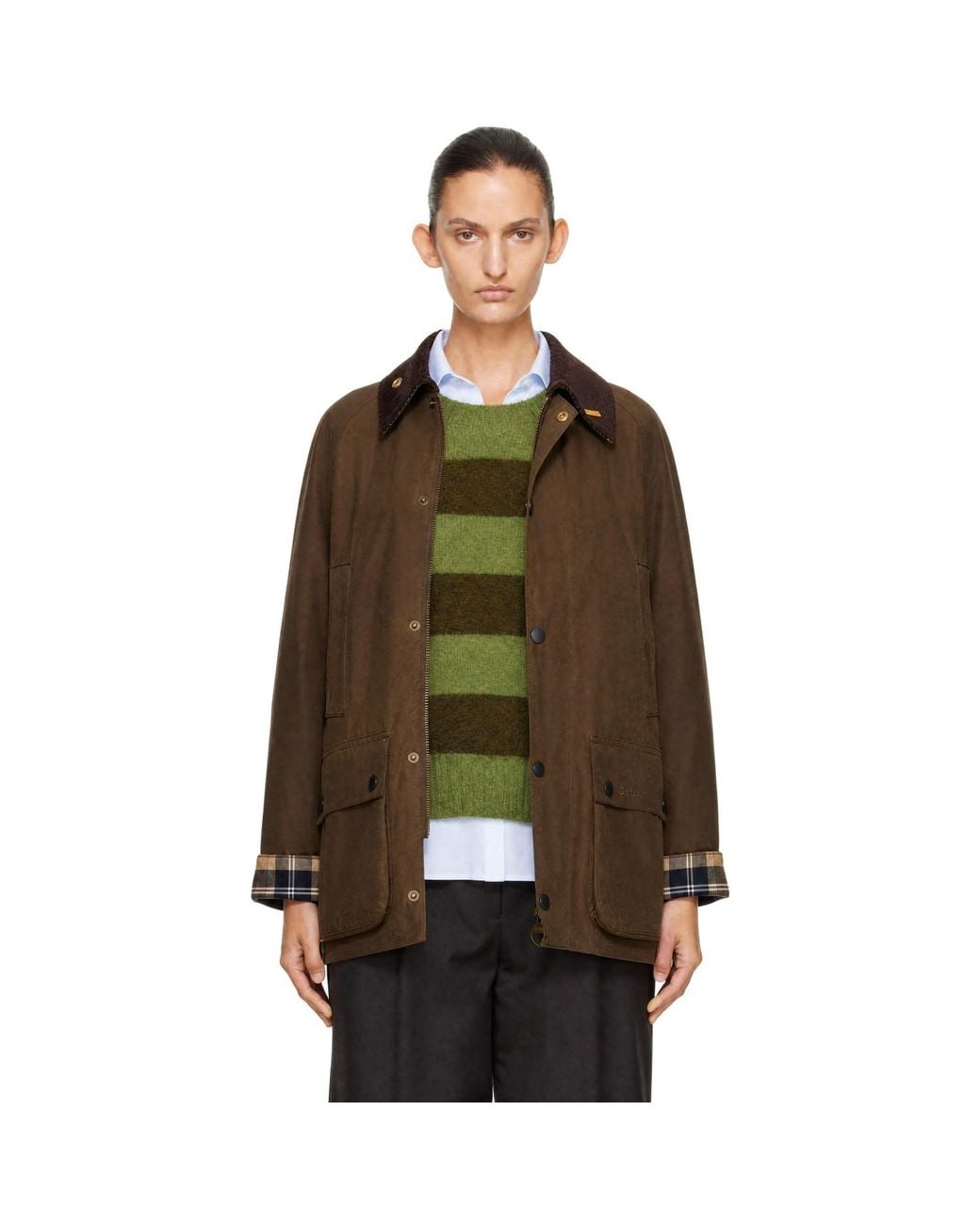 Barbour Brown Icons Bedale Waxed Jacket