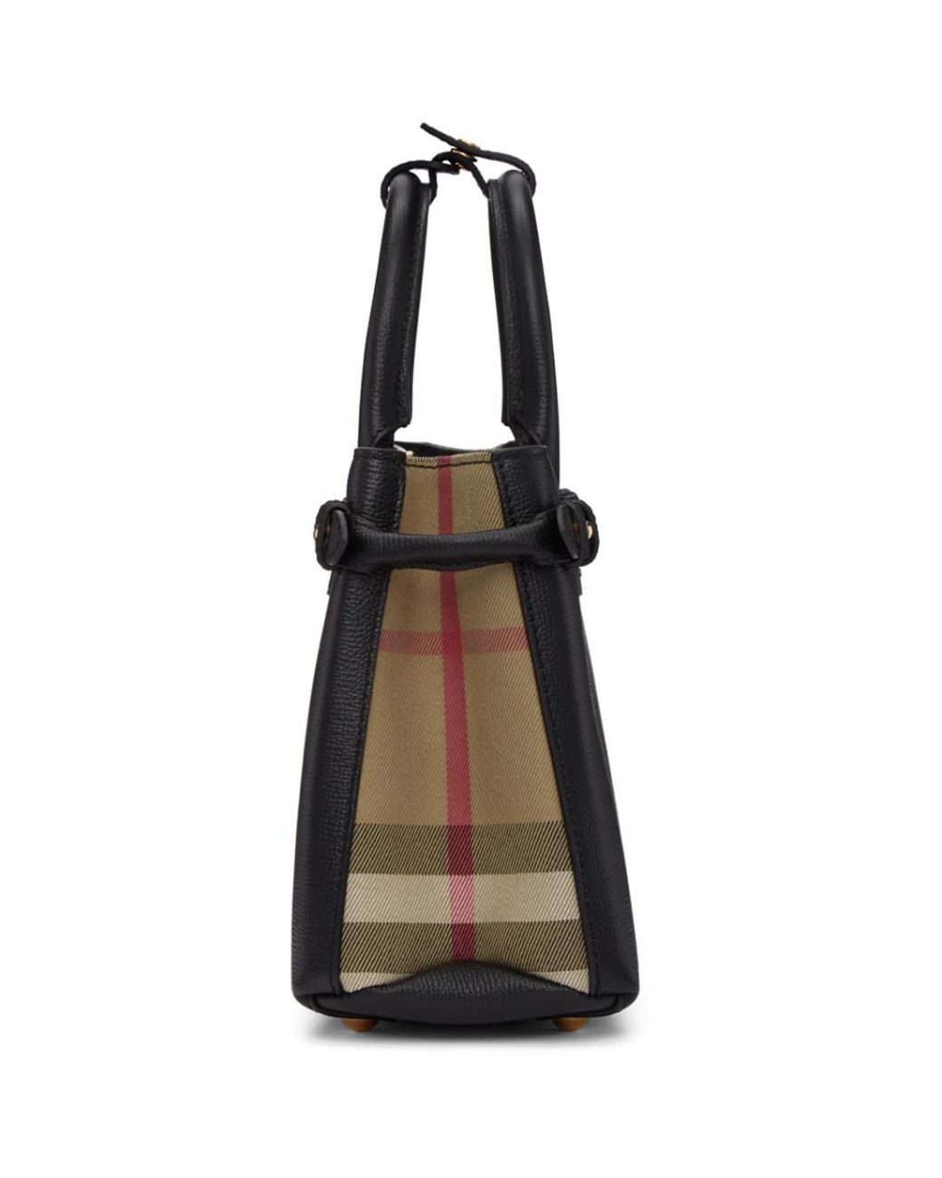 Burberry Black Small Banner Tote | Lyst