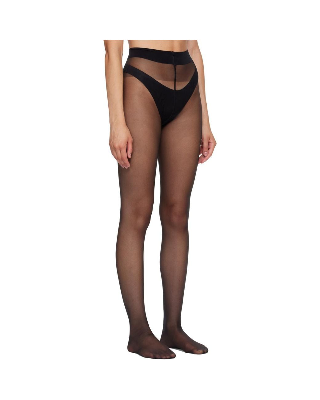 Wolford Black Satin Touch 20 Tights