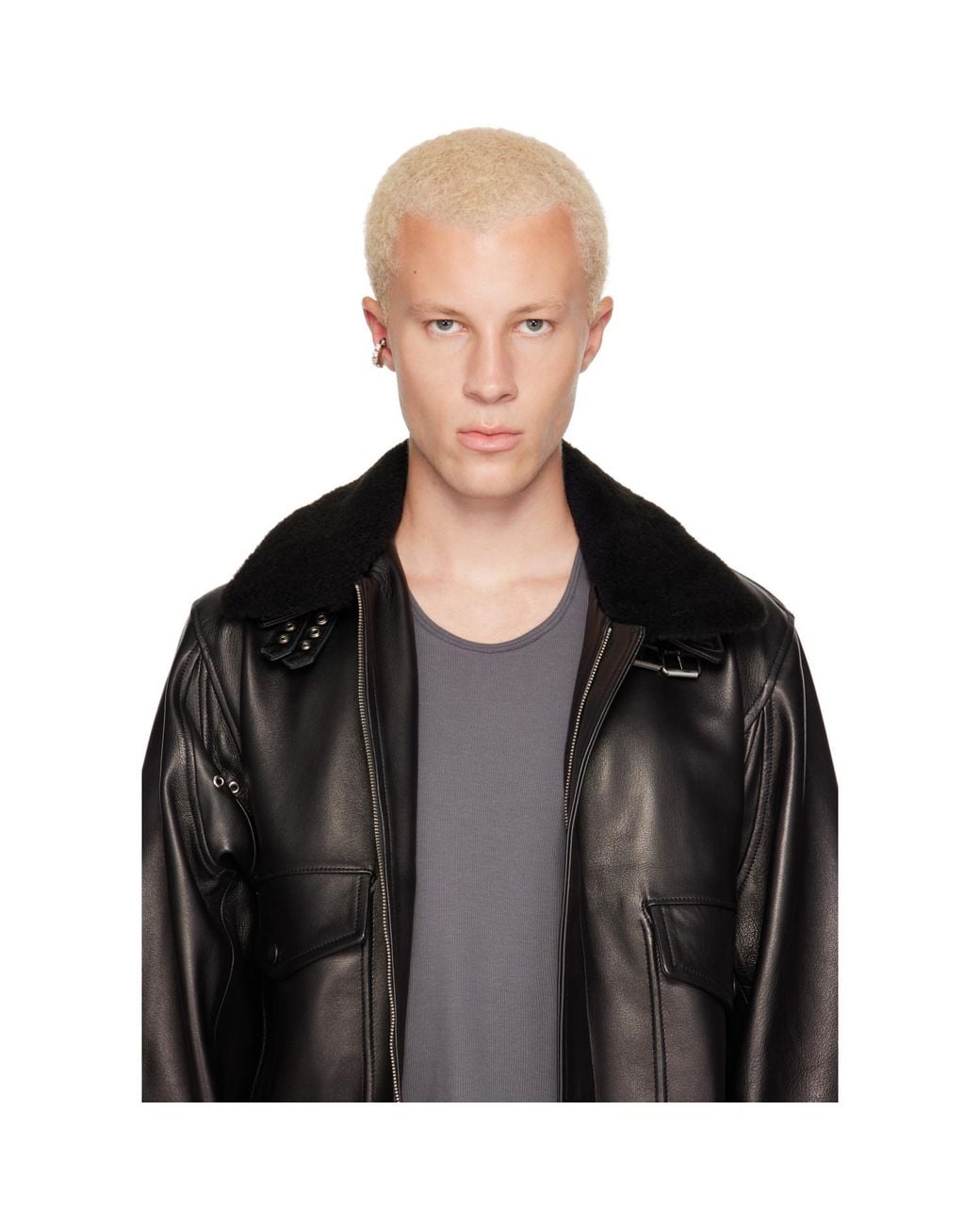 Justine Clenquet Metallic Nina Ear Cuff for men