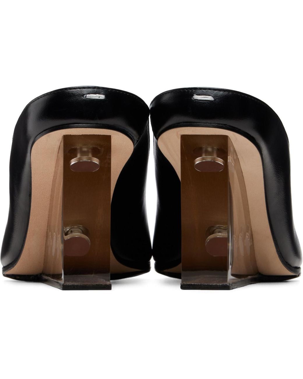 Maison Margiela Black Plexi Pump Mules