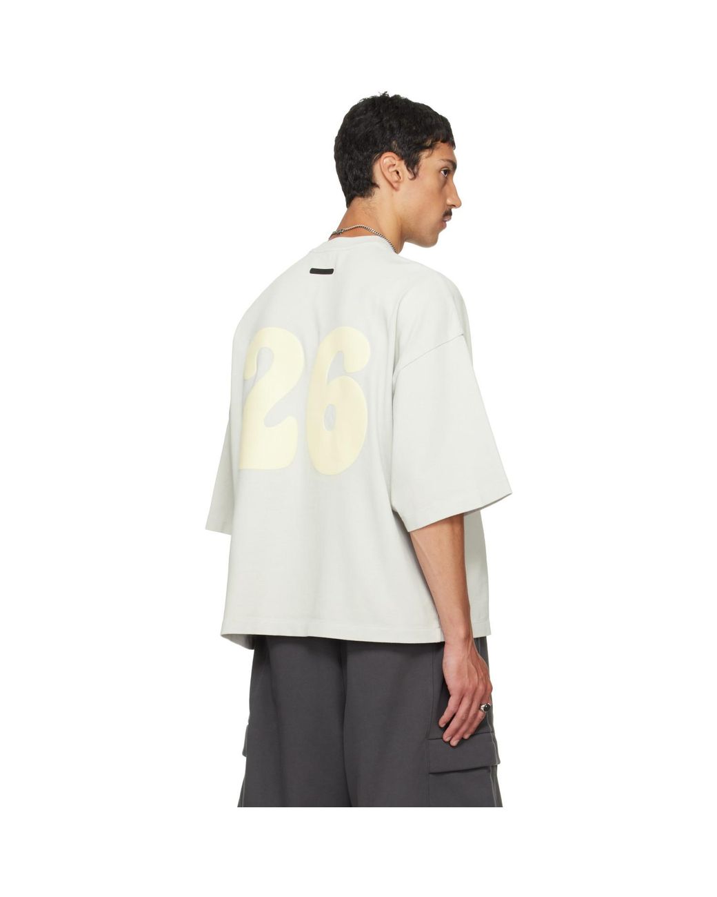 Fear Of God White Merch T-Shirt for men