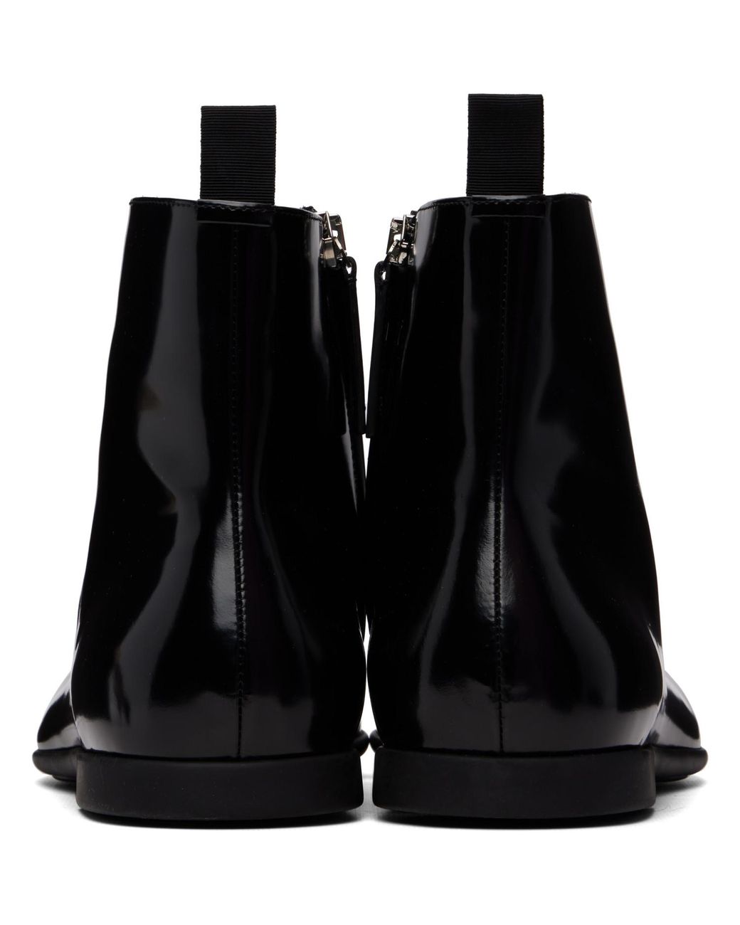 Jil Sander Black Ankle Boots for men