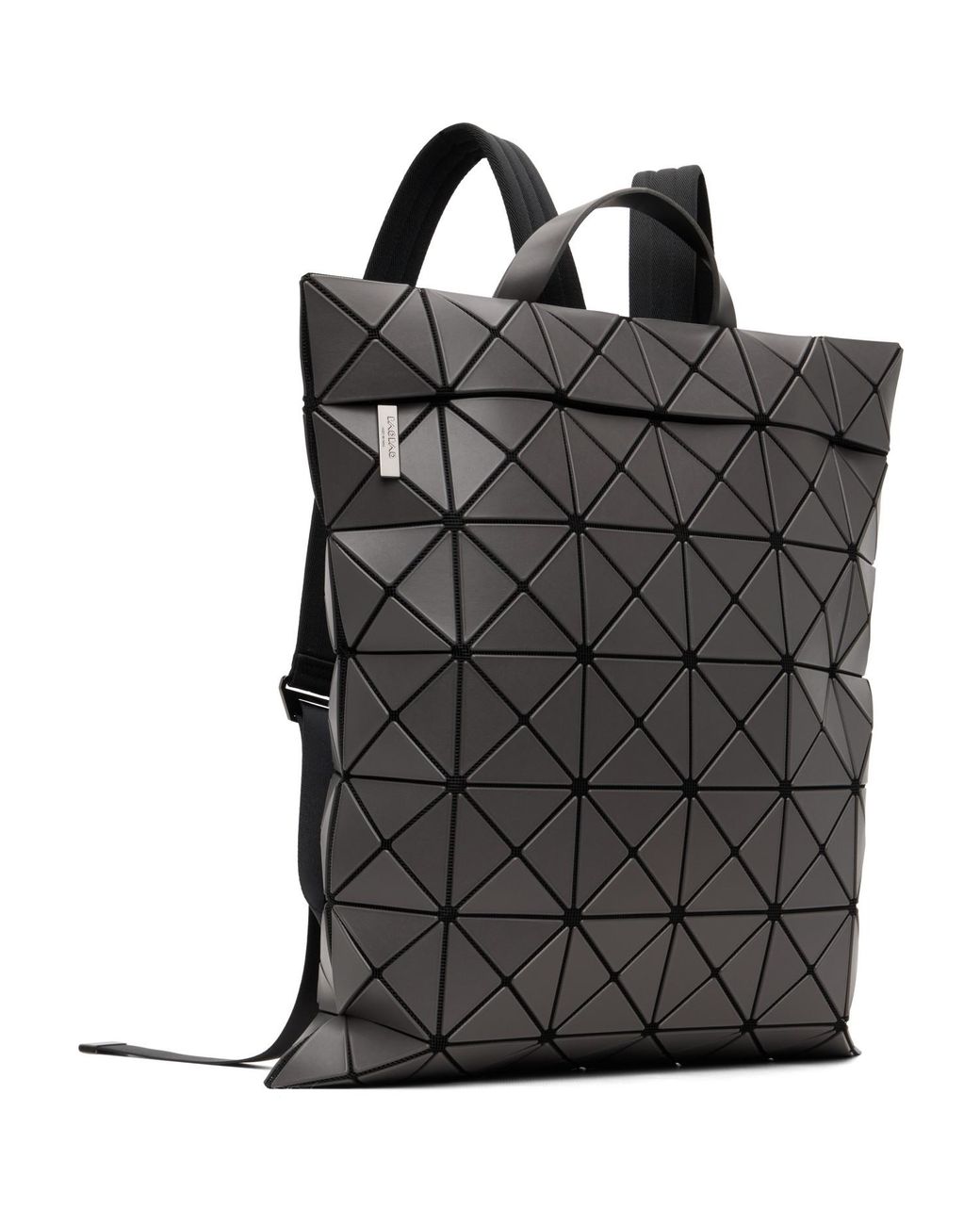 Issey Miyake Black Flat Pack Backpack