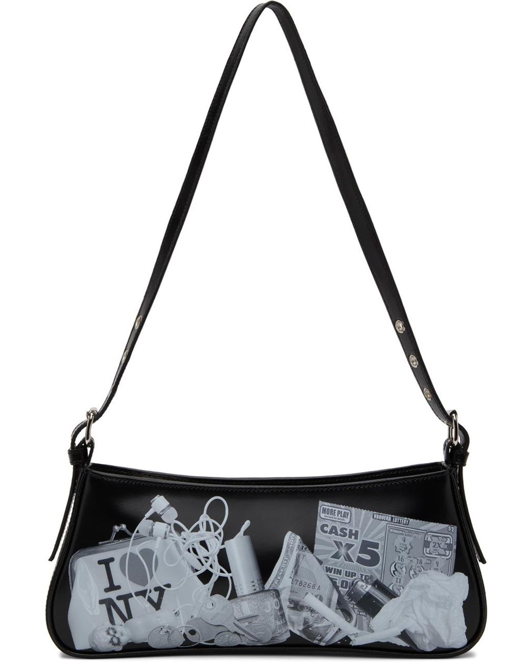 VAQUERA Trompe-L'Oeil Bag in Black | Lyst VAQUERA Trompe-L'Oeil Bag in Black | Lyst