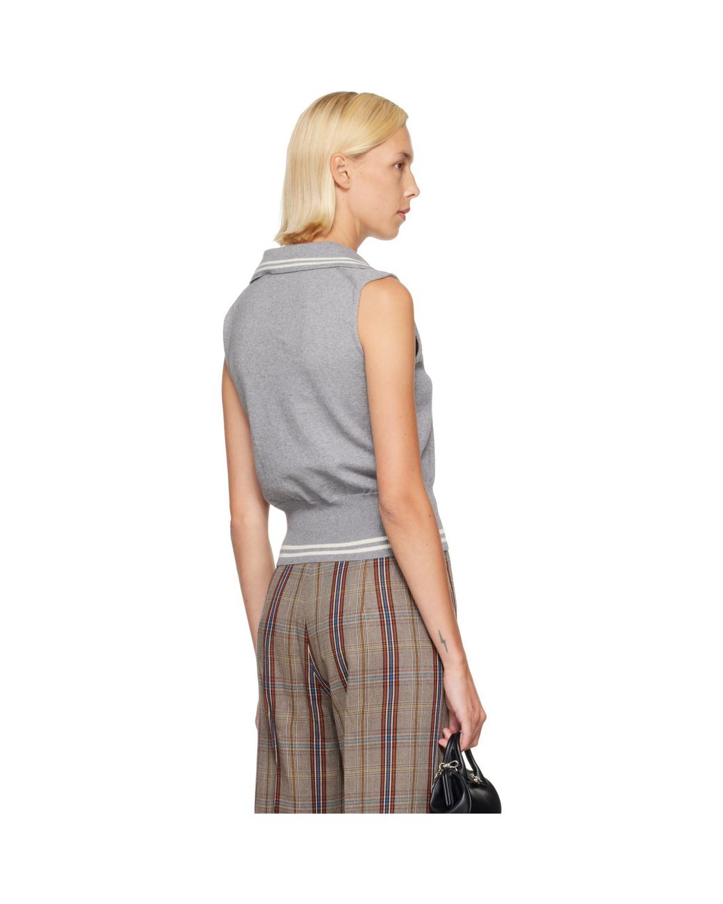 Vivienne Westwood Gray Doubletake Top