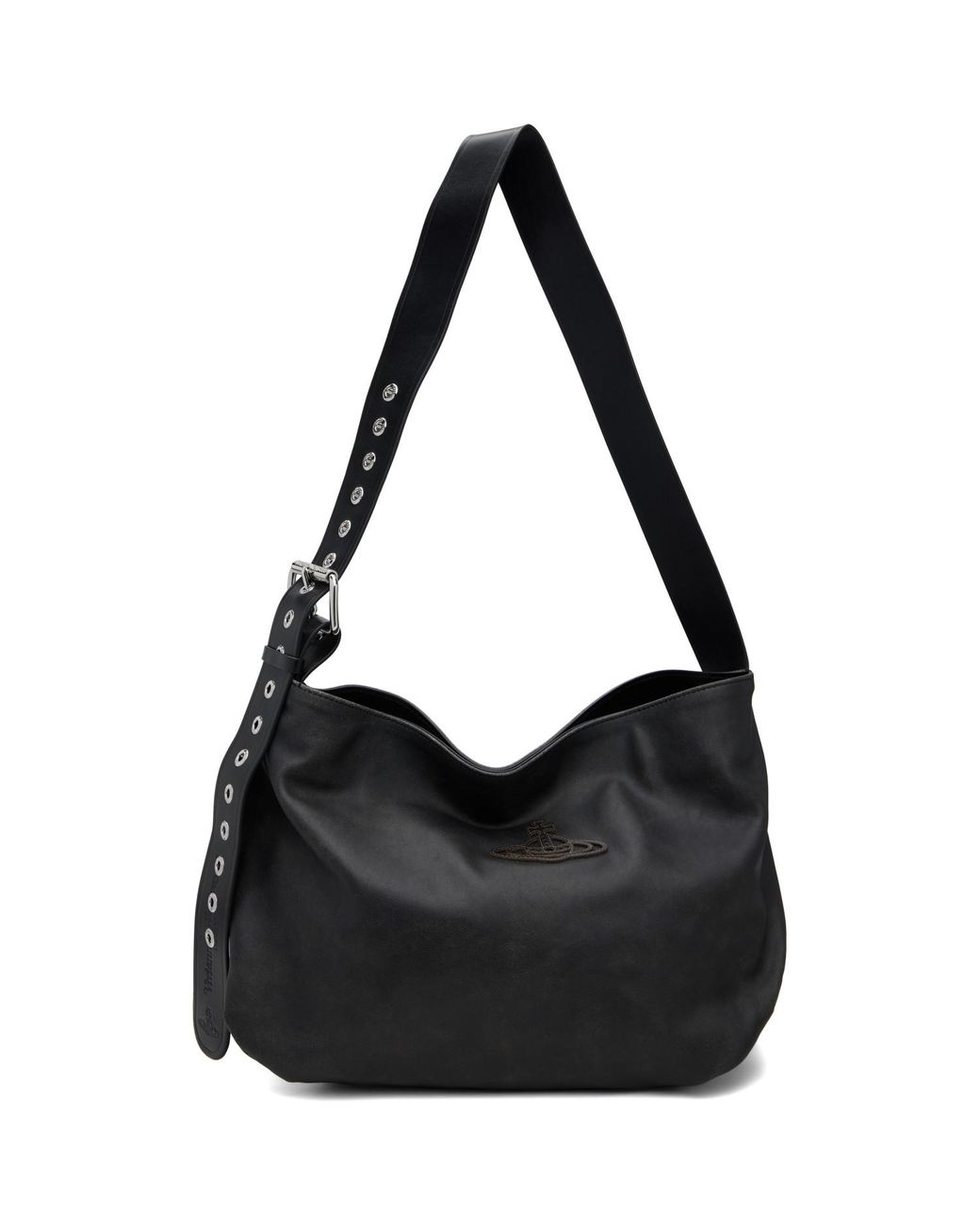 Vivienne Westwood Black Maxime Medium Shoulder Bag for men