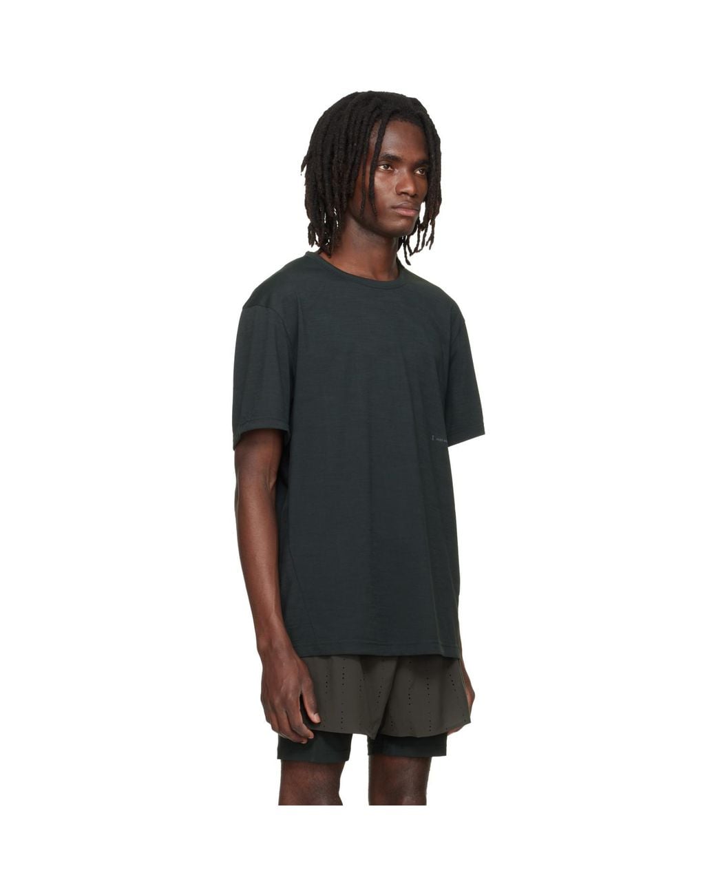 Post Archive Faction PAF Black On Edition Running T-Shirt for men