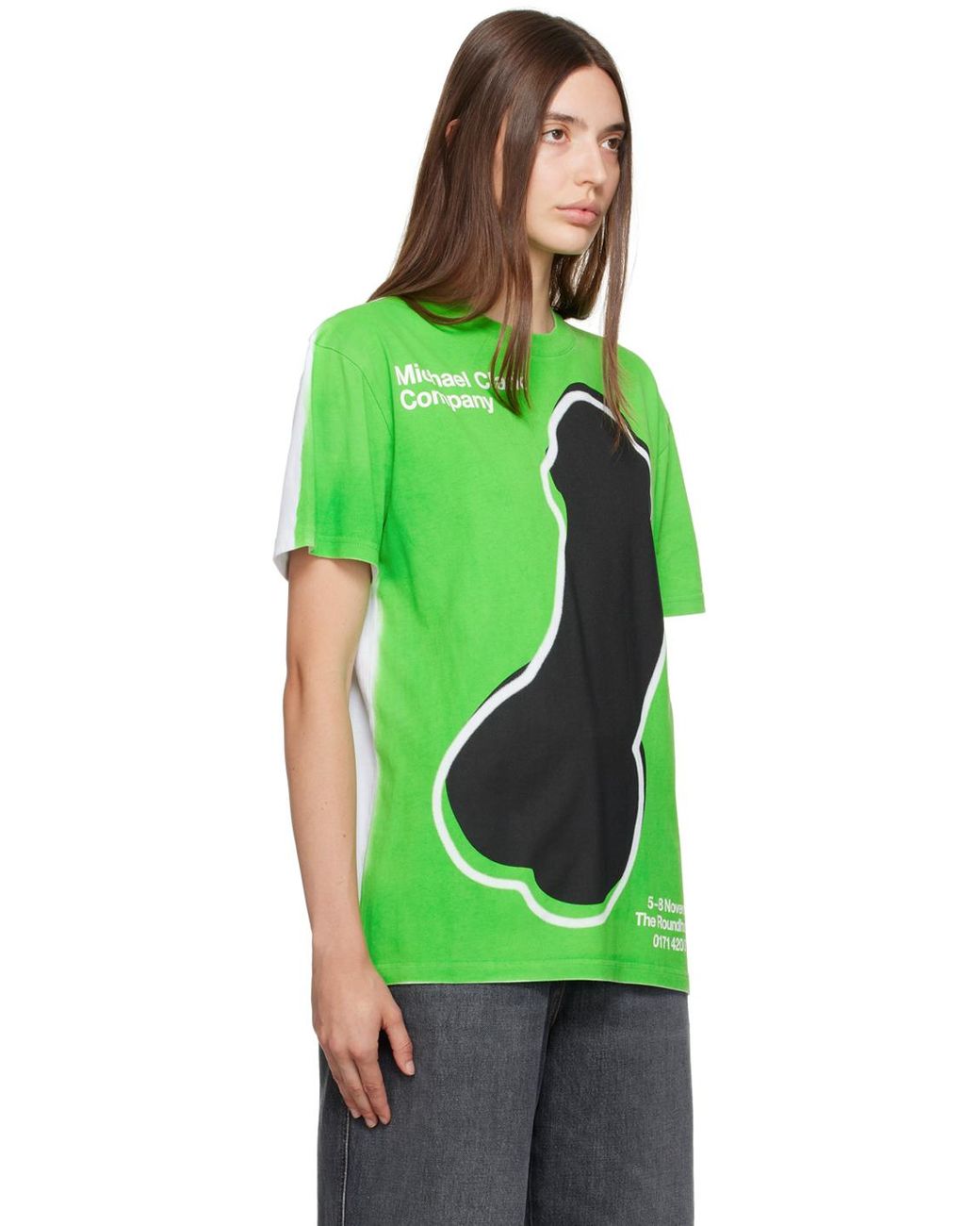 JWアンダーソン x Michael ClarkロゴTシャツ ホワイト JWアンダーソン x Michael ClarkロゴTシャツ ホワイト トップス