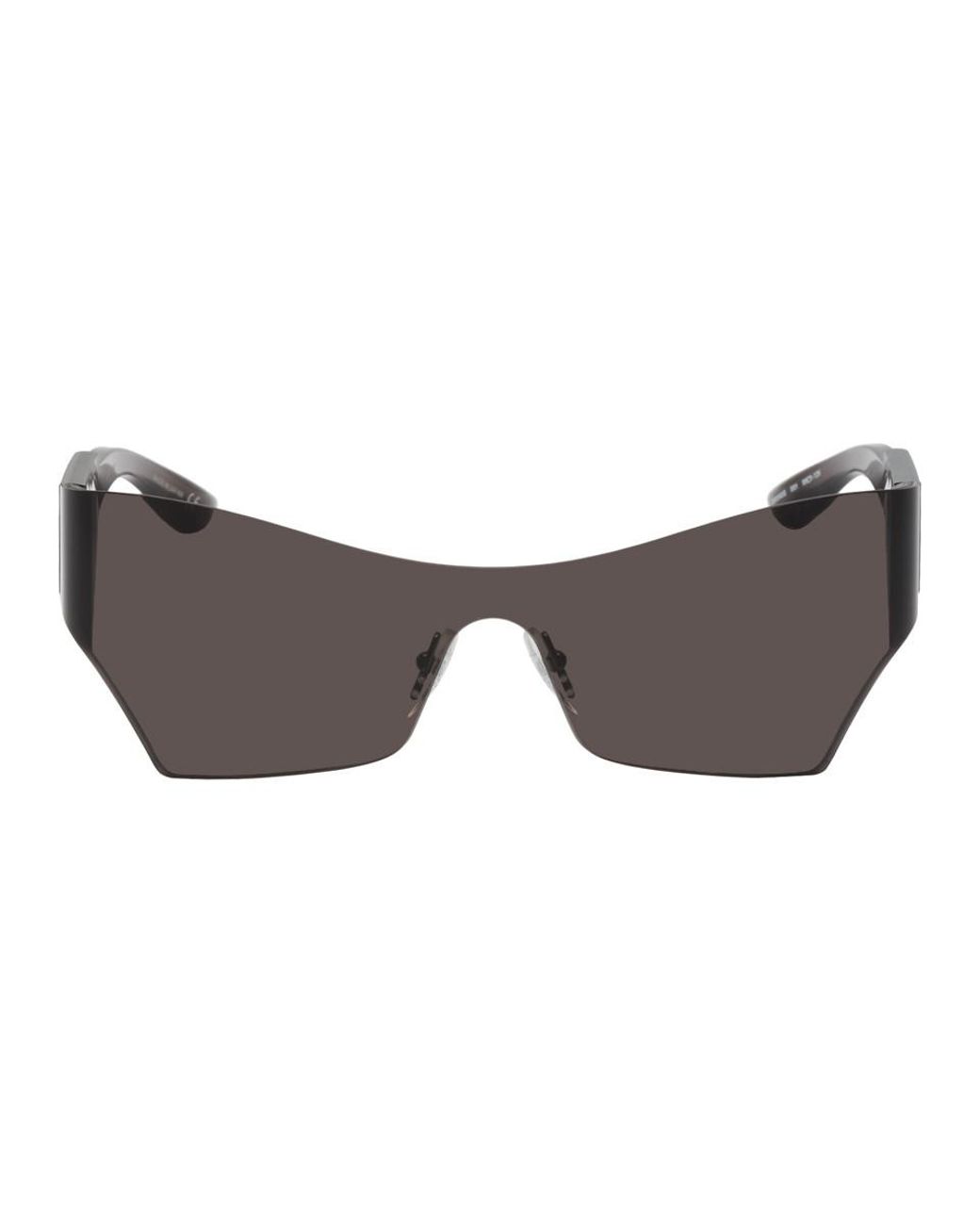 Balenciaga Grey Mono Cat Sunglasses in Gray for Men Lyst