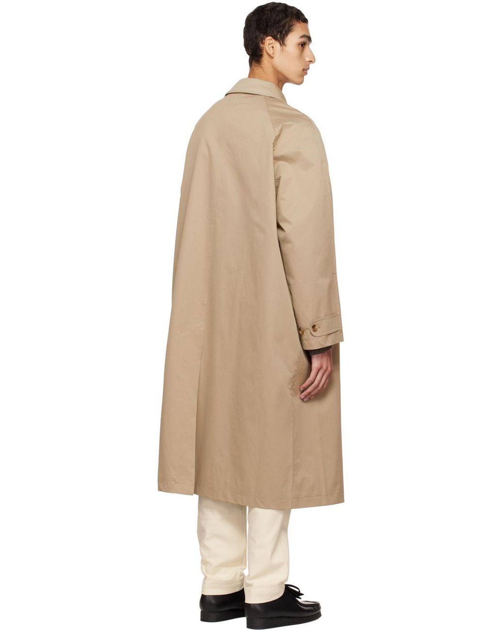 mfpen Taupe Installation Coat in Black for Men | Lyst Canada