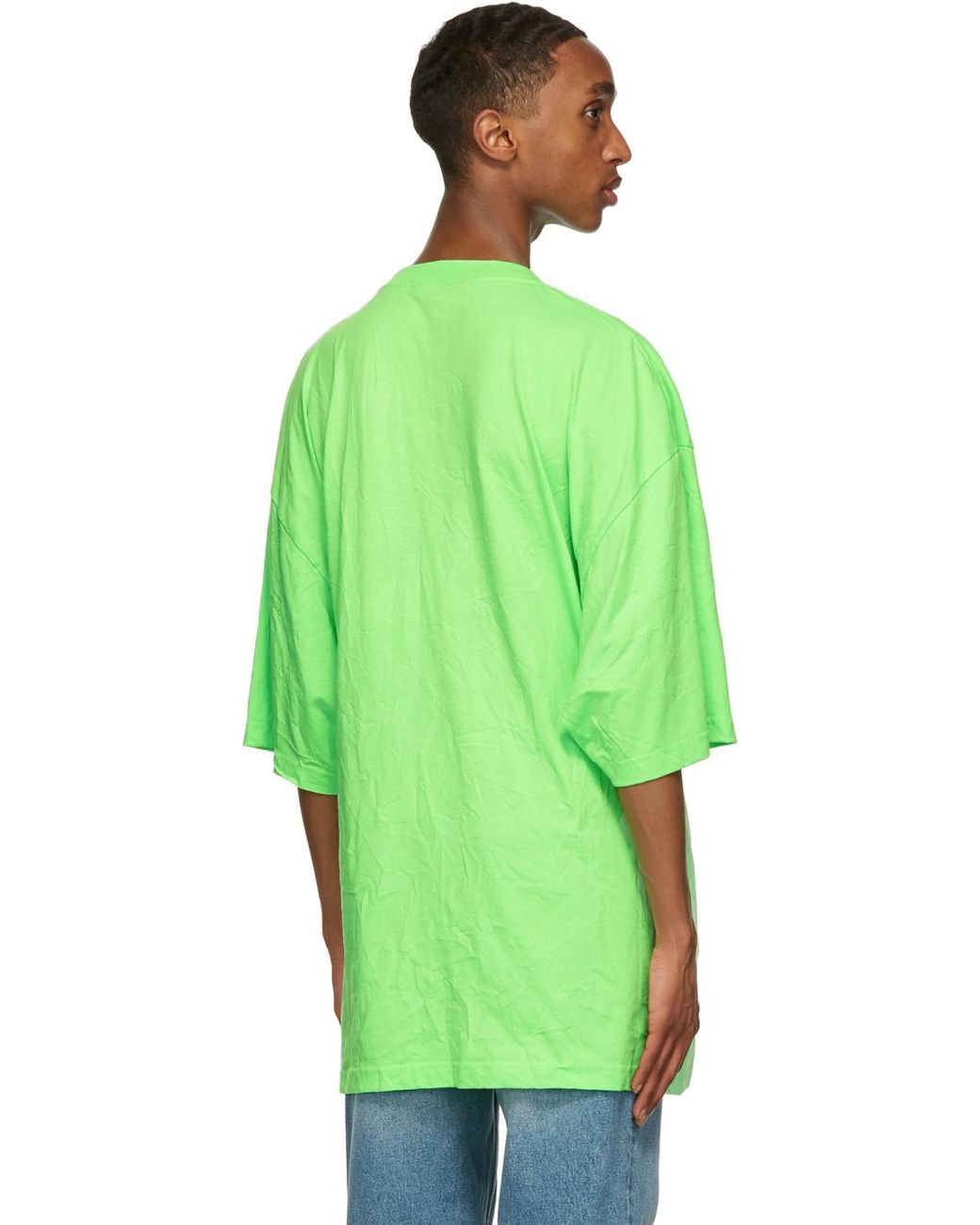 T-shirt vert Languages Balenciaga pour homme en coloris Vert | Lyst