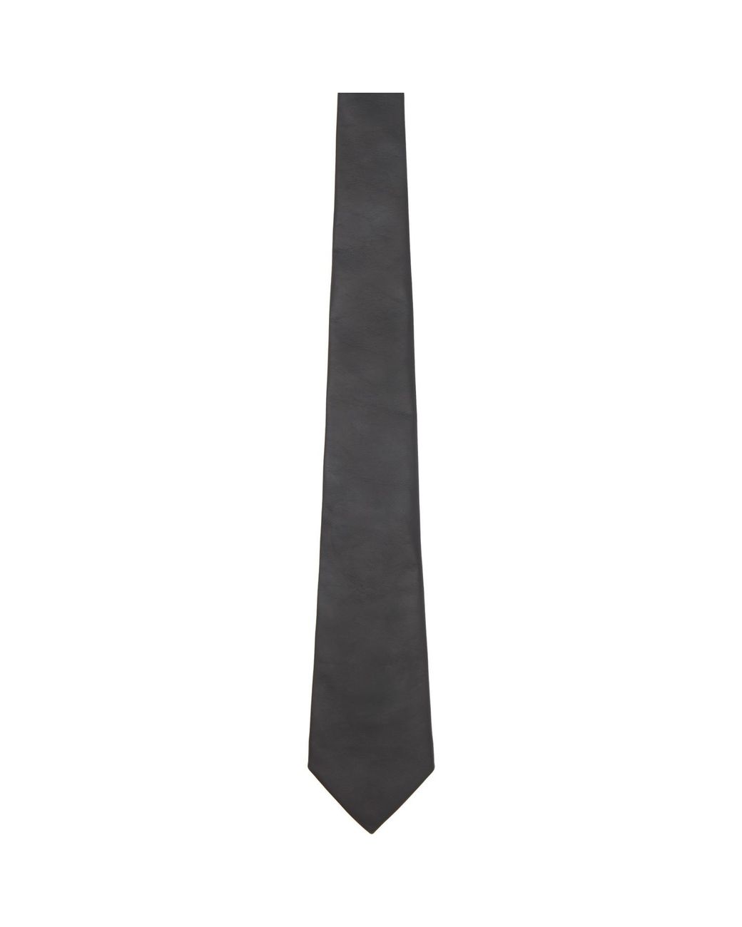 Bottega Veneta Black Smooth Lambskin Tie for men