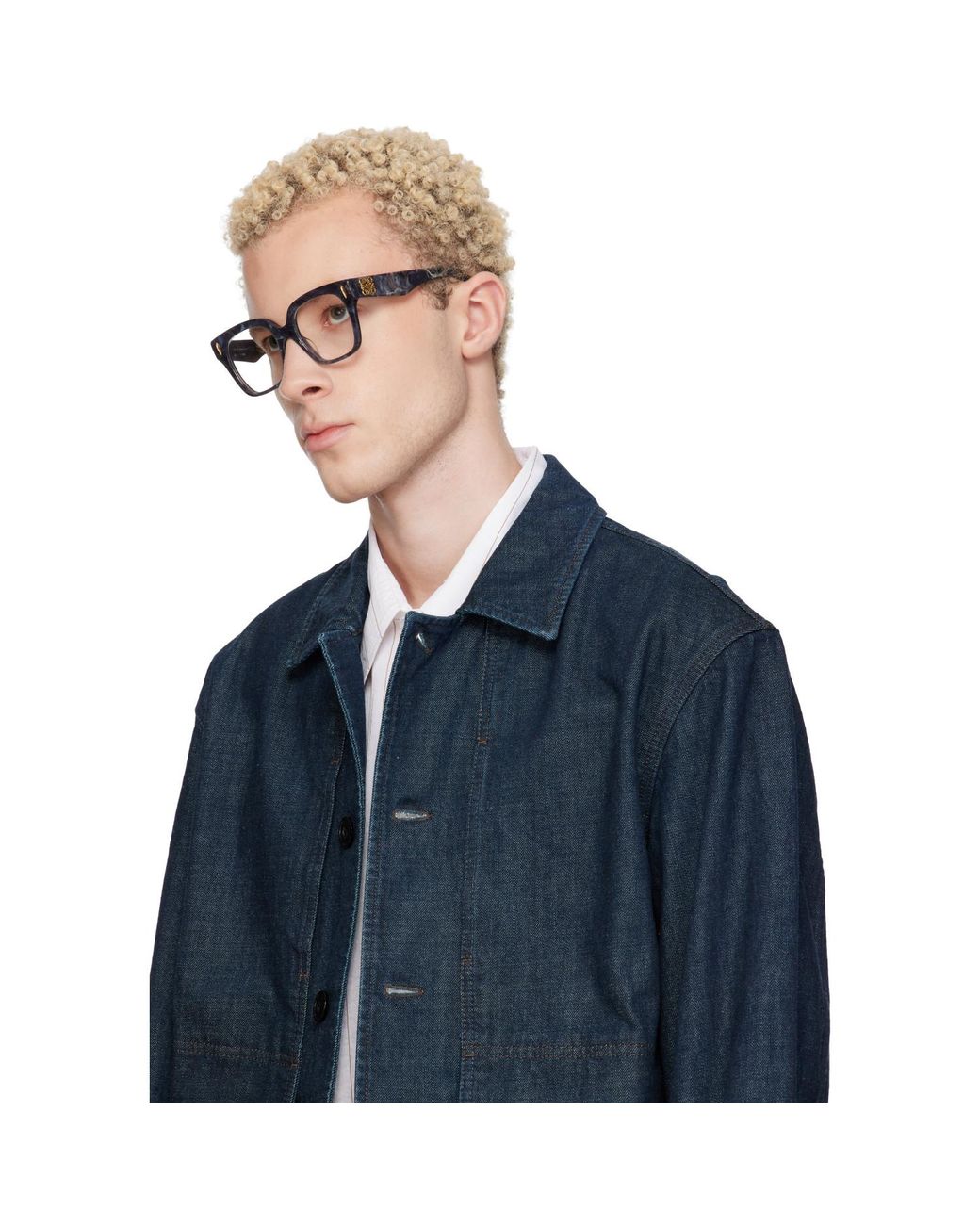 Loewe Black Anagram Glasses for men