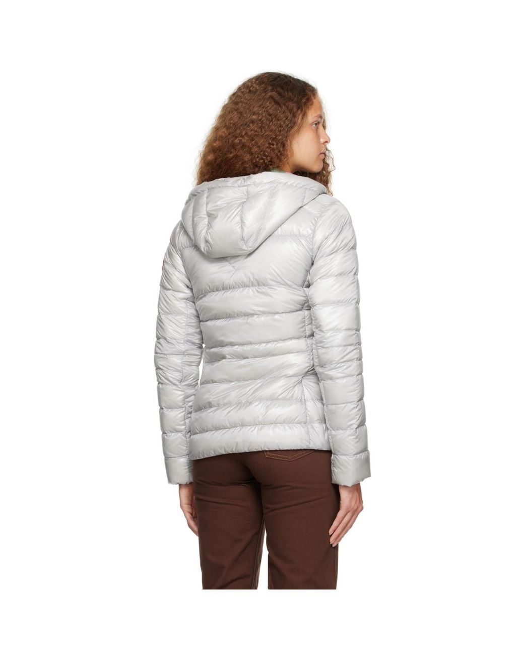 Canada Goose White Silver Cypress Down Jacket
