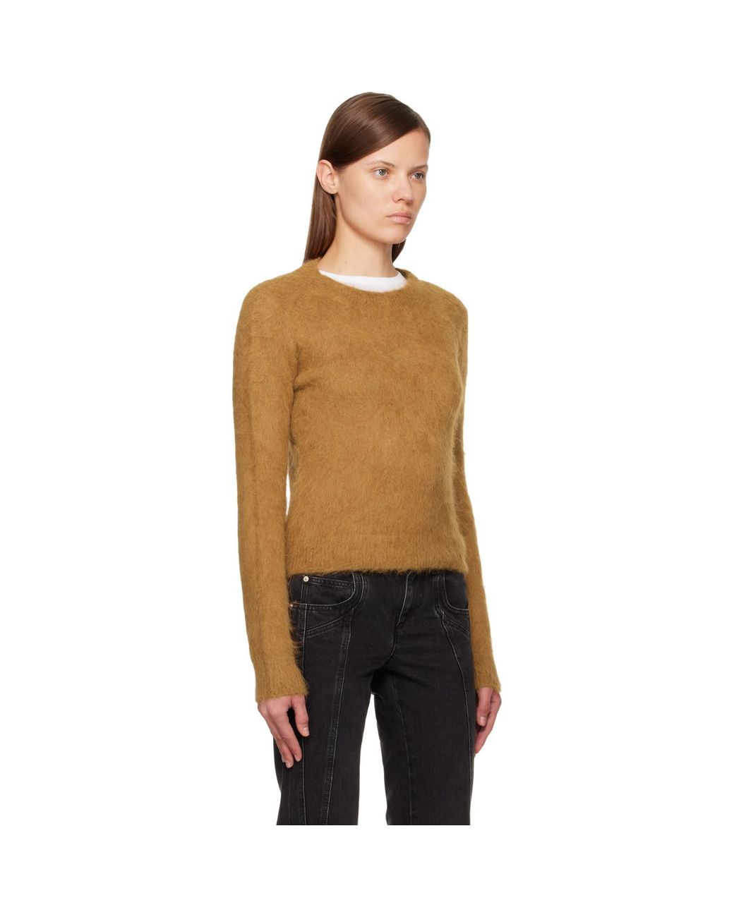 Pull Hermine Brun Clair Isabel Marant en coloris Black