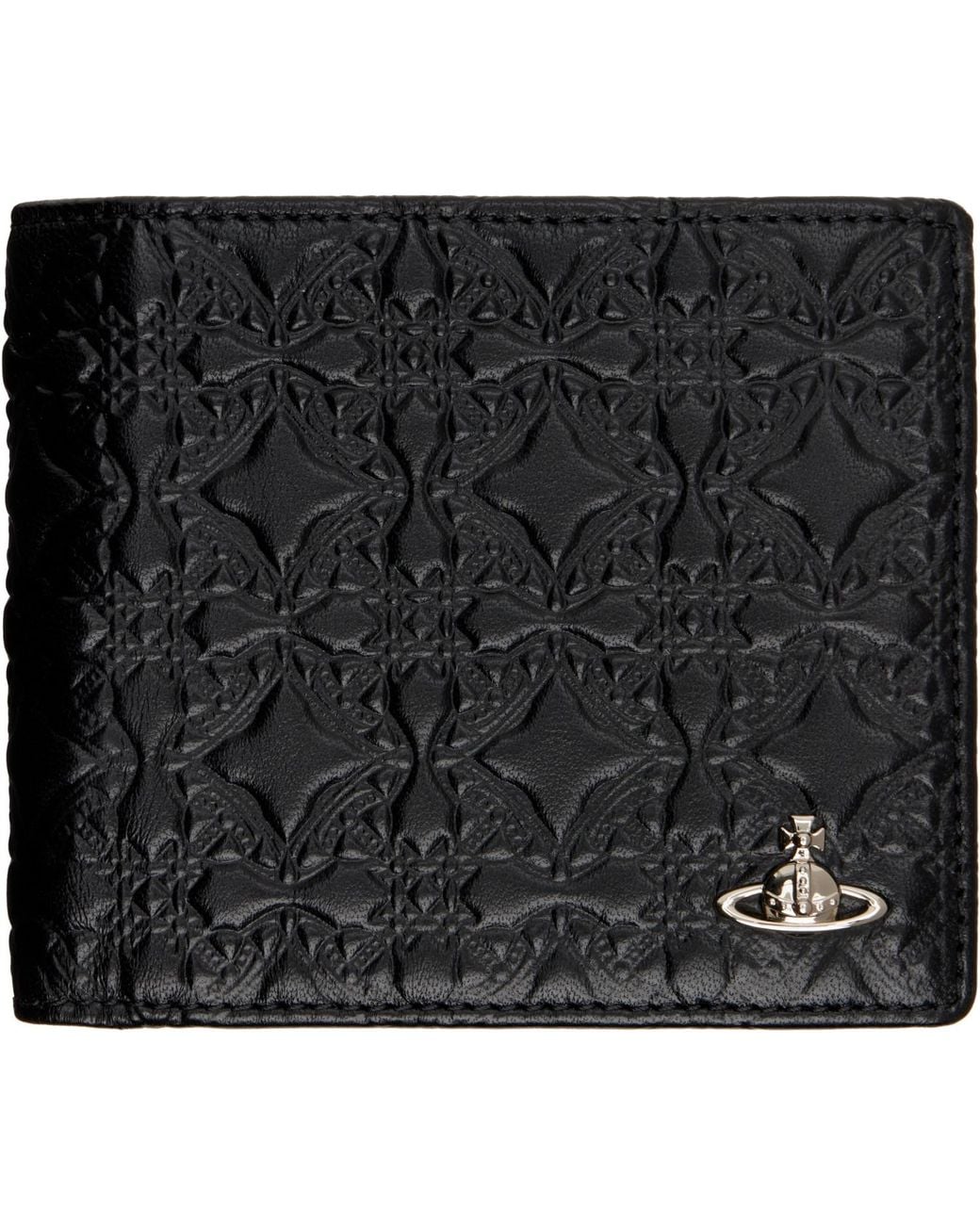 Vivienne Westwood Black Coin Pocket Wallet for men