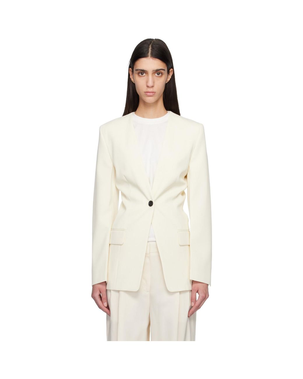 Totême Natural Off Slouch Blazer
