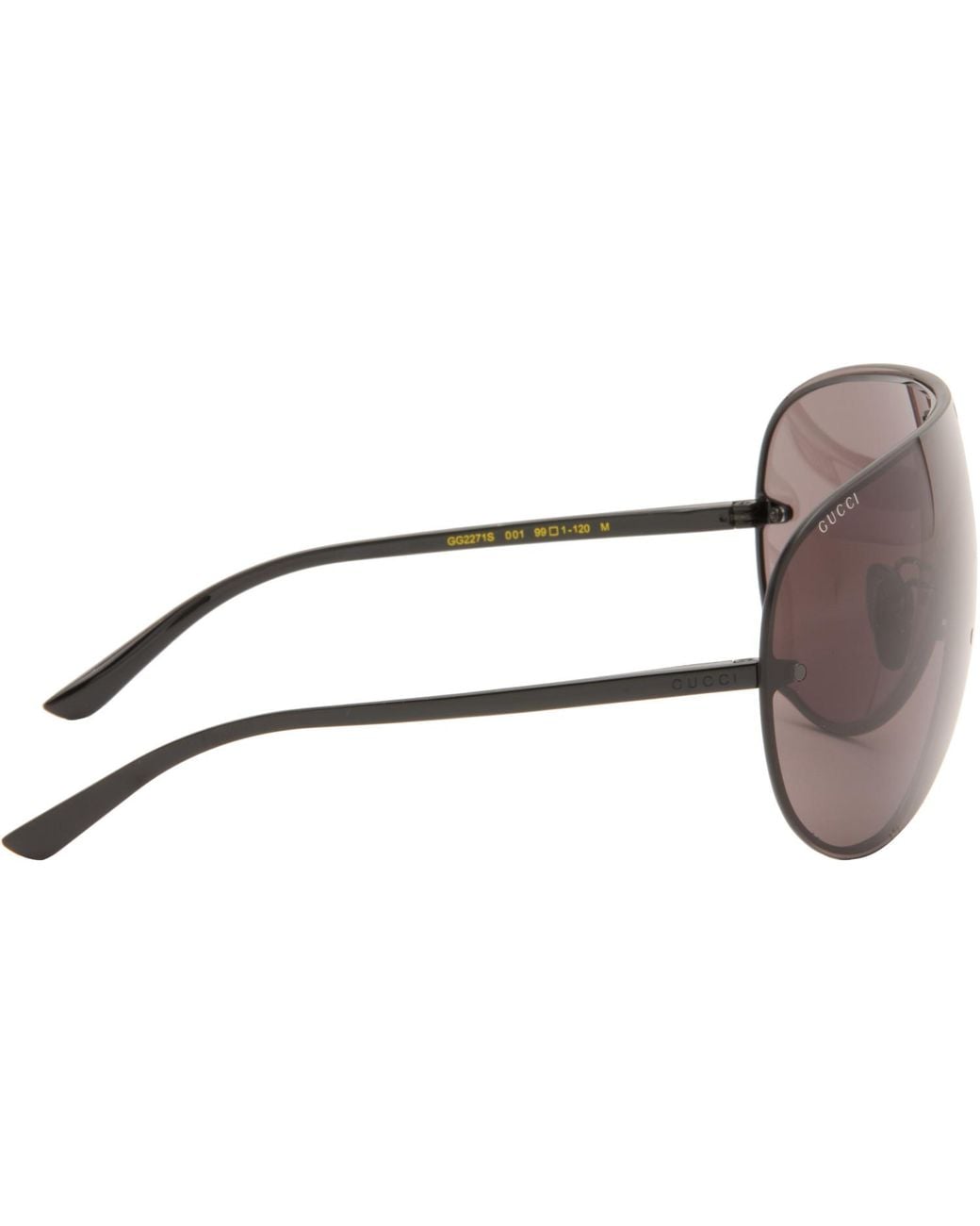 Gucci Brown Mask Frame Sunglasses