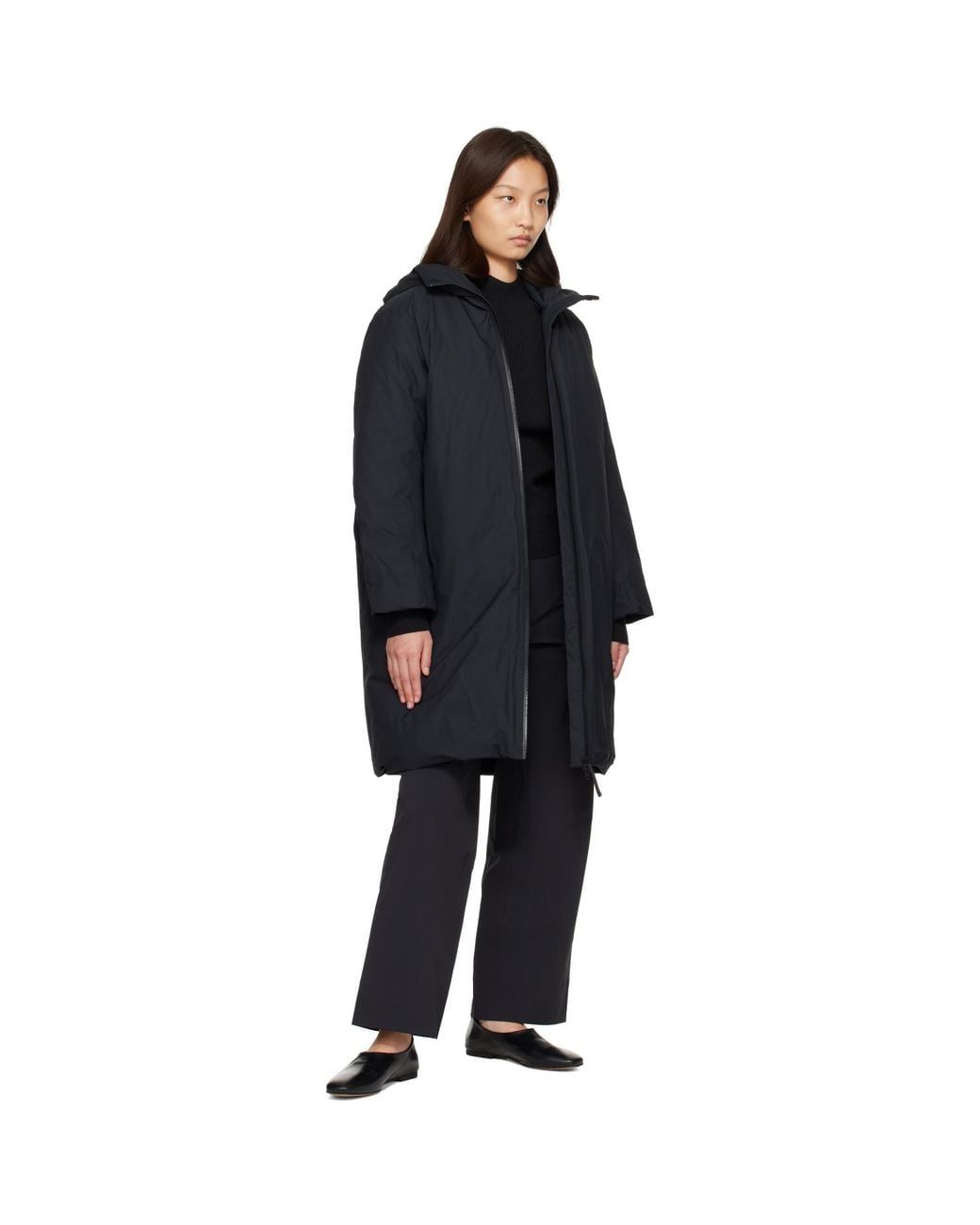 Veilance Black Decca Down Parka