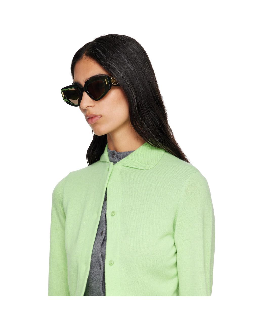Loewe Brown Anagram Sunglasses