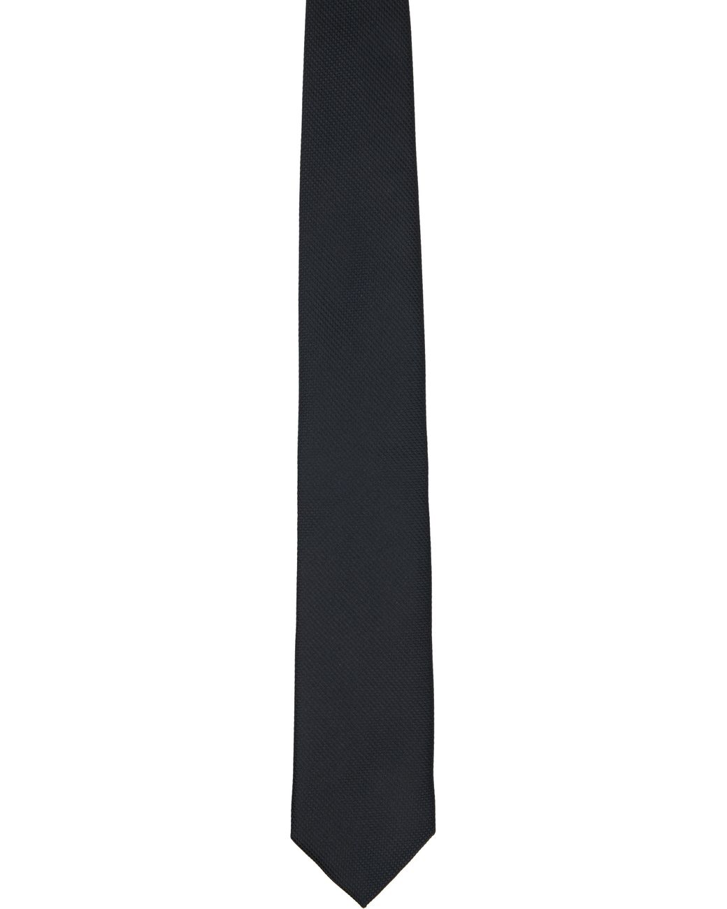 Tom Ford Black Solid Natte Tie for men