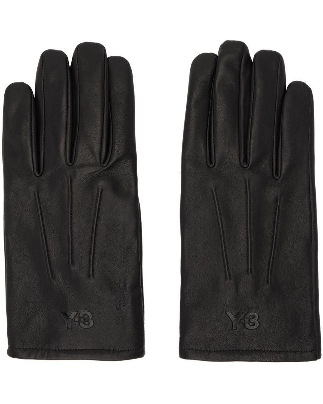 Y-3 Lux Gloves in Black for Men | Lyst