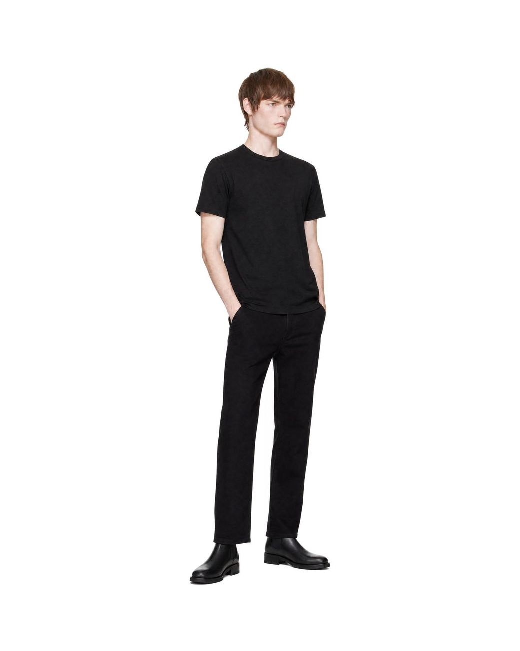 Rag & Bone Black Fit 4 Straight Jeans for men