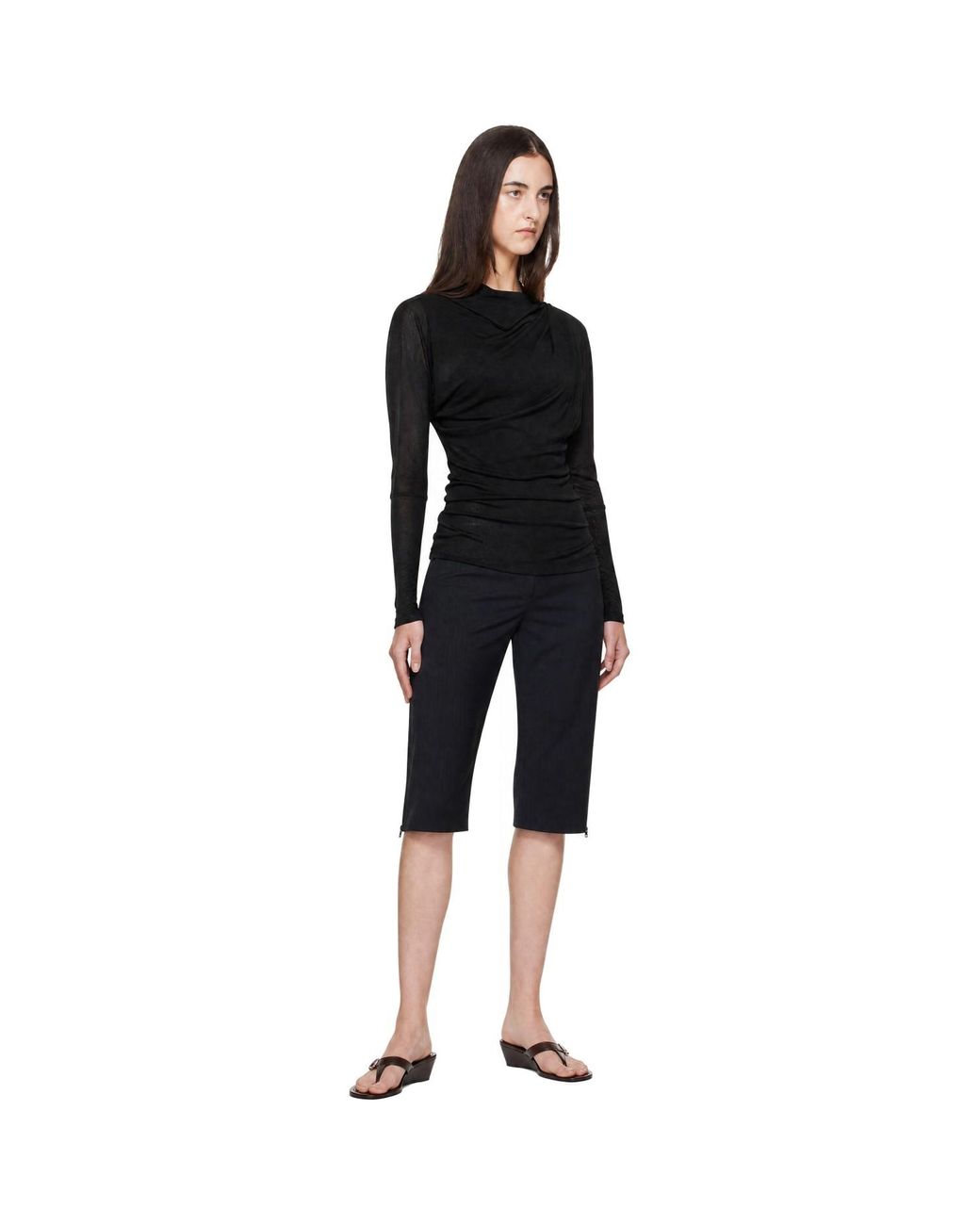 Proenza Schouler Black Golda Top