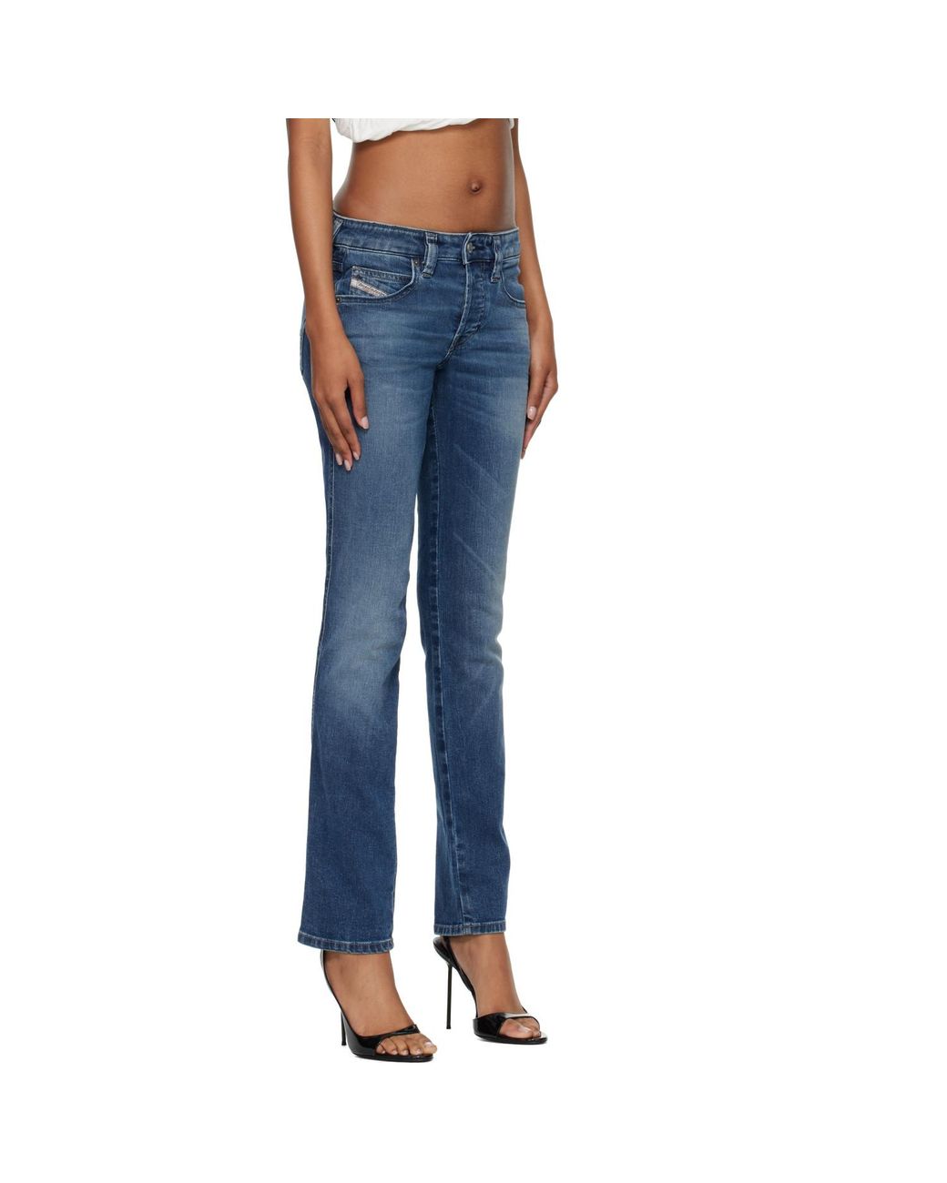 DIESEL Blue Slim Low Waist 1992 D-Jiann Jeans
