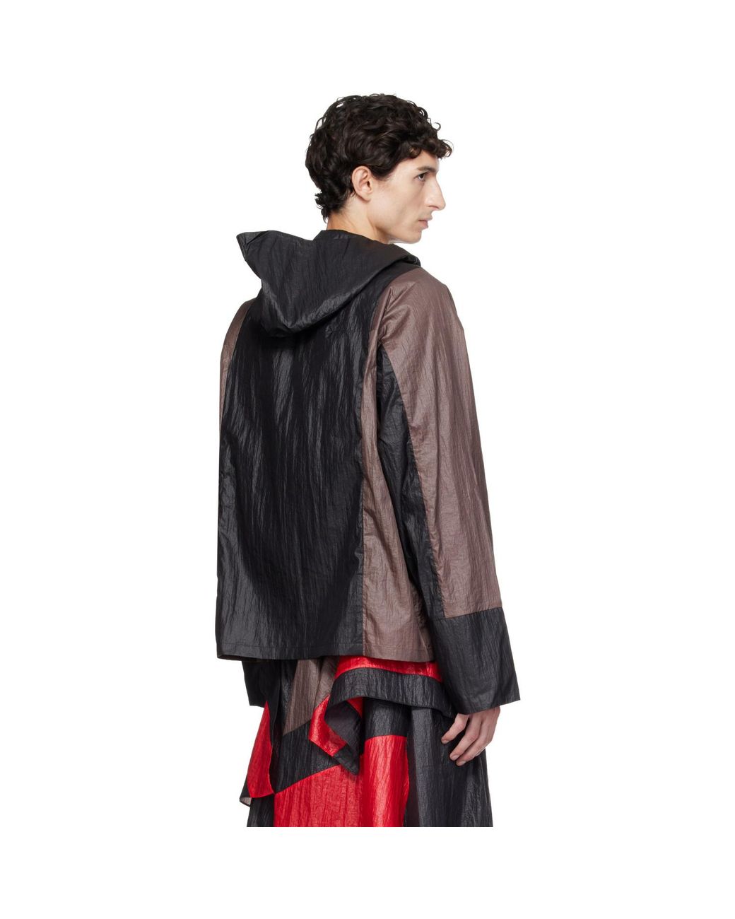 Kiko Kostadinov Black Tomelilla Stripe Jacket for men
