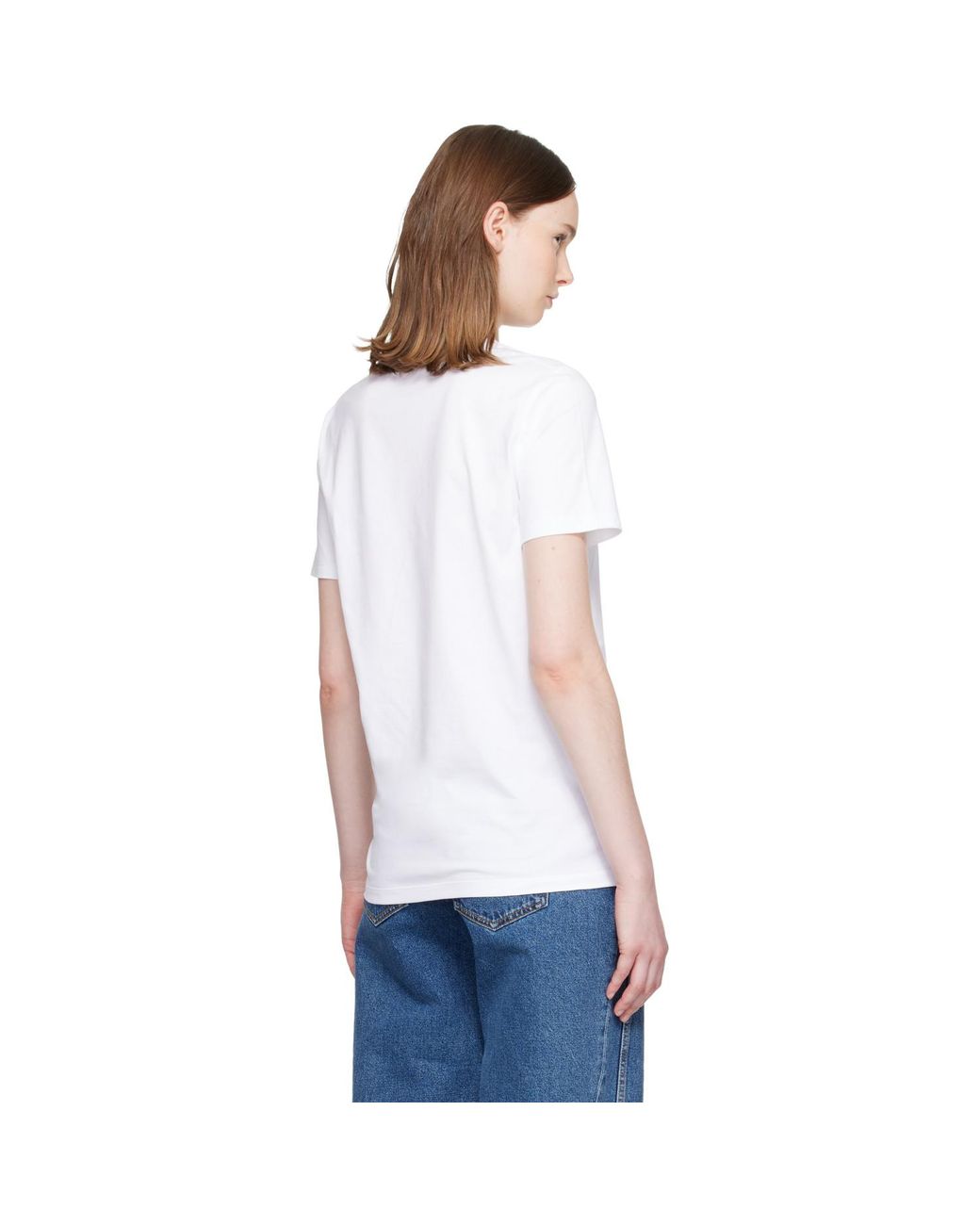 Balmain White Paris' Print T-Shirt