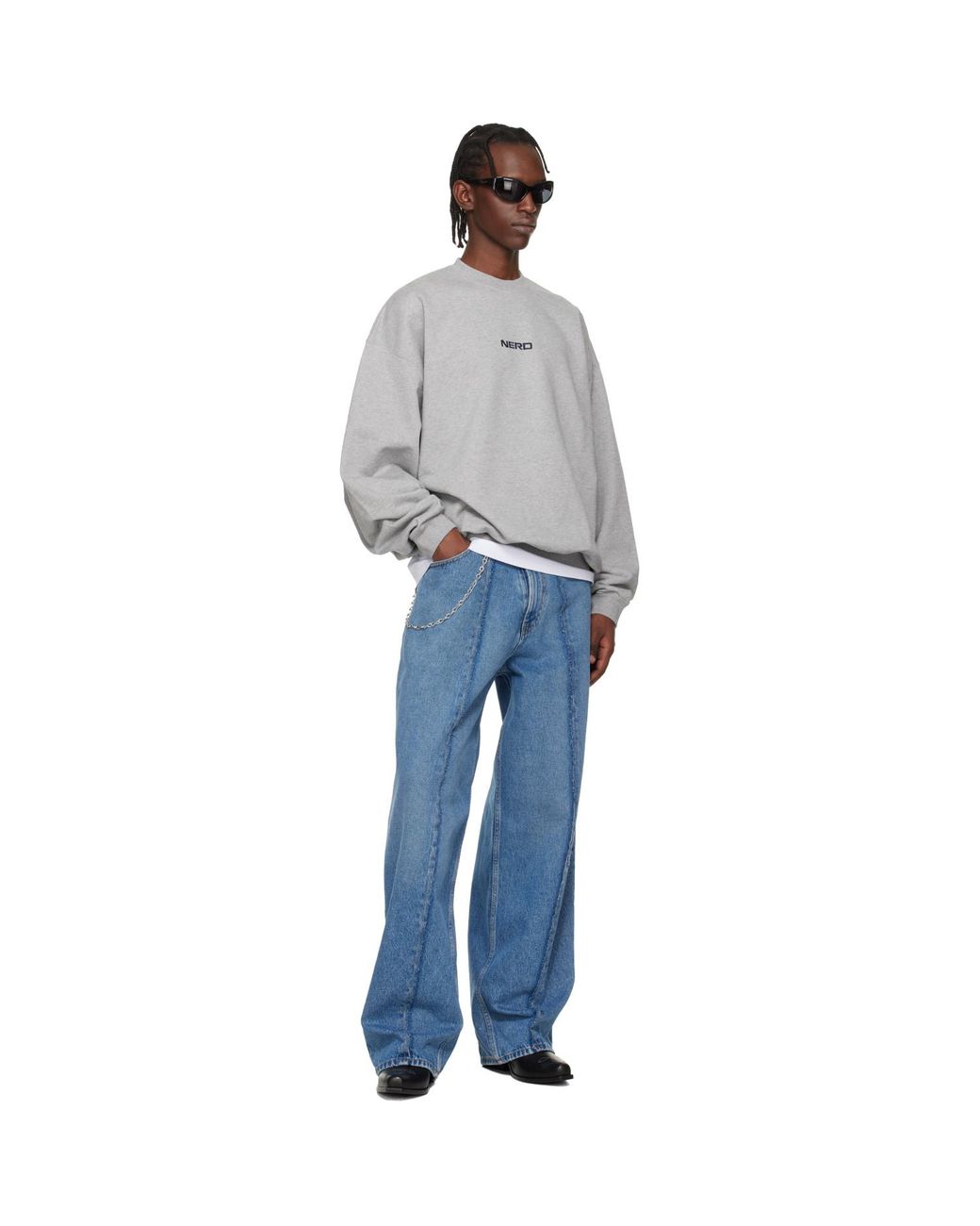 Vetements Gray 'Nerd' Sweatshirt for men
