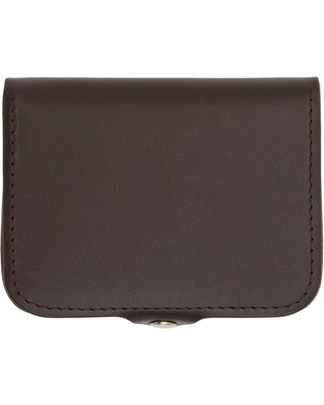 A.P.C. Brown Josh Coin Pouch for men