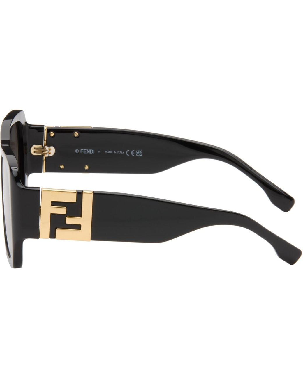 Fendi Gray 'Forever Square Sunglasses