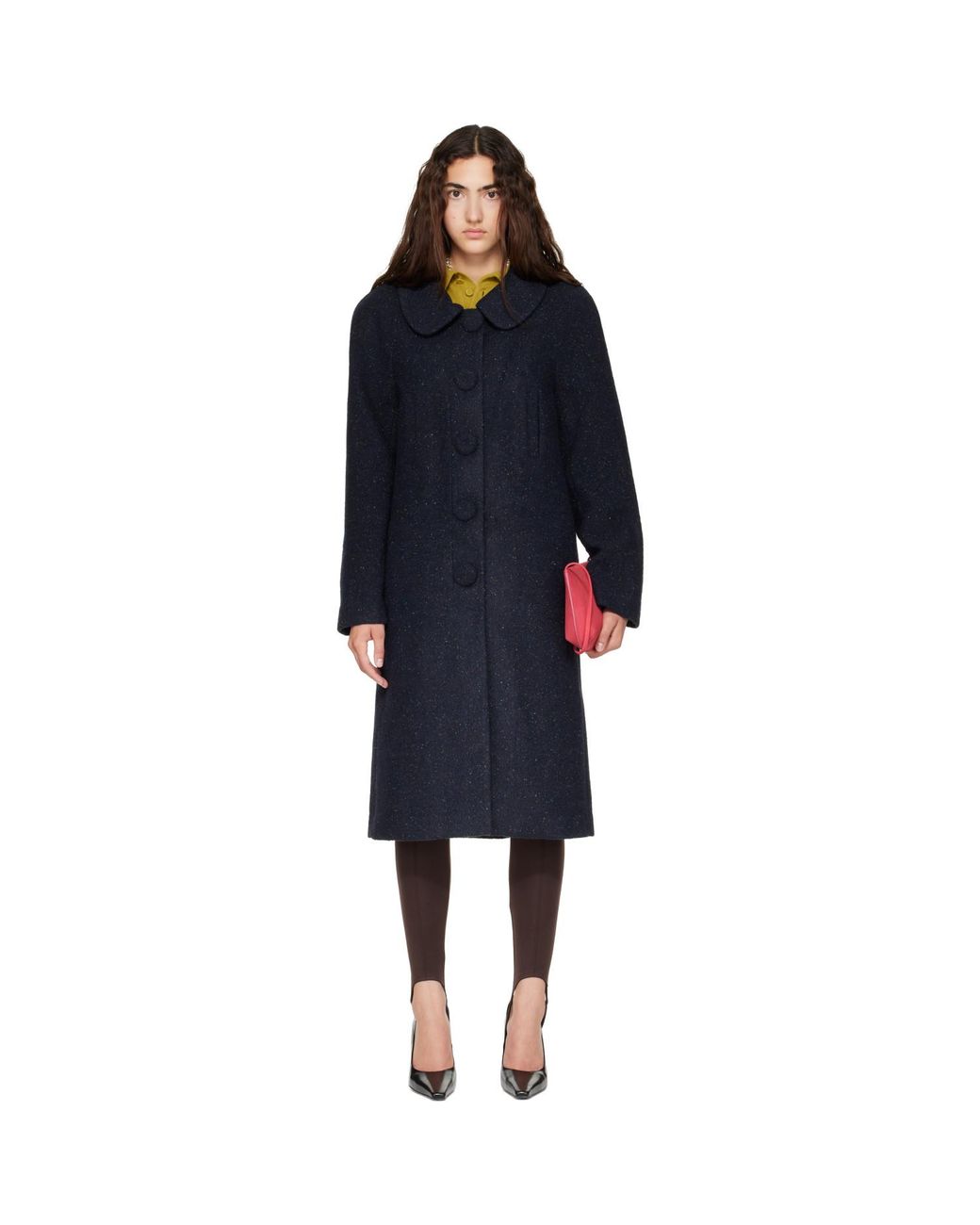 ShuShu/Tong Blue Oversized Long Coat