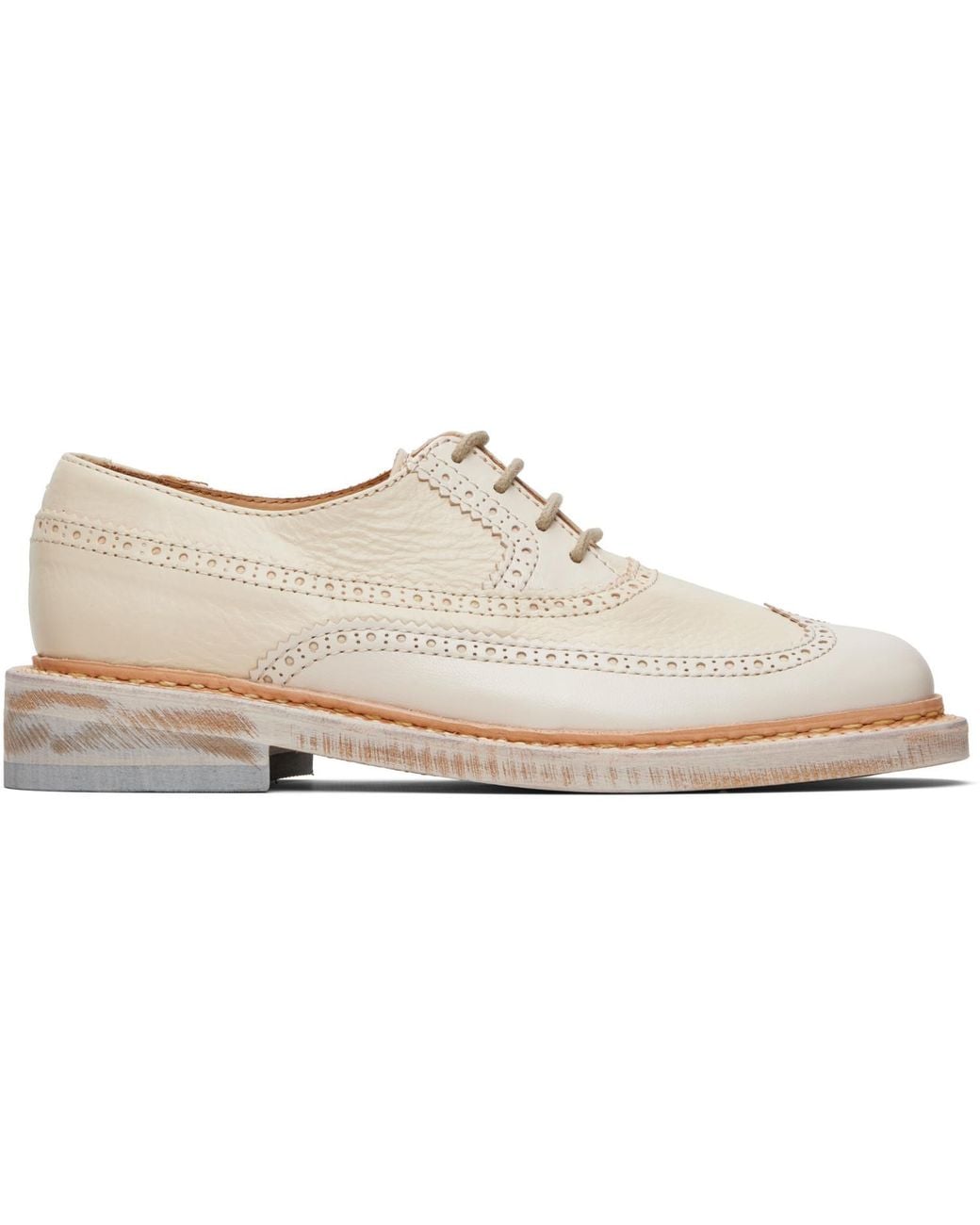 Our Legacy Black Off- Brogue Parade Derbys for men