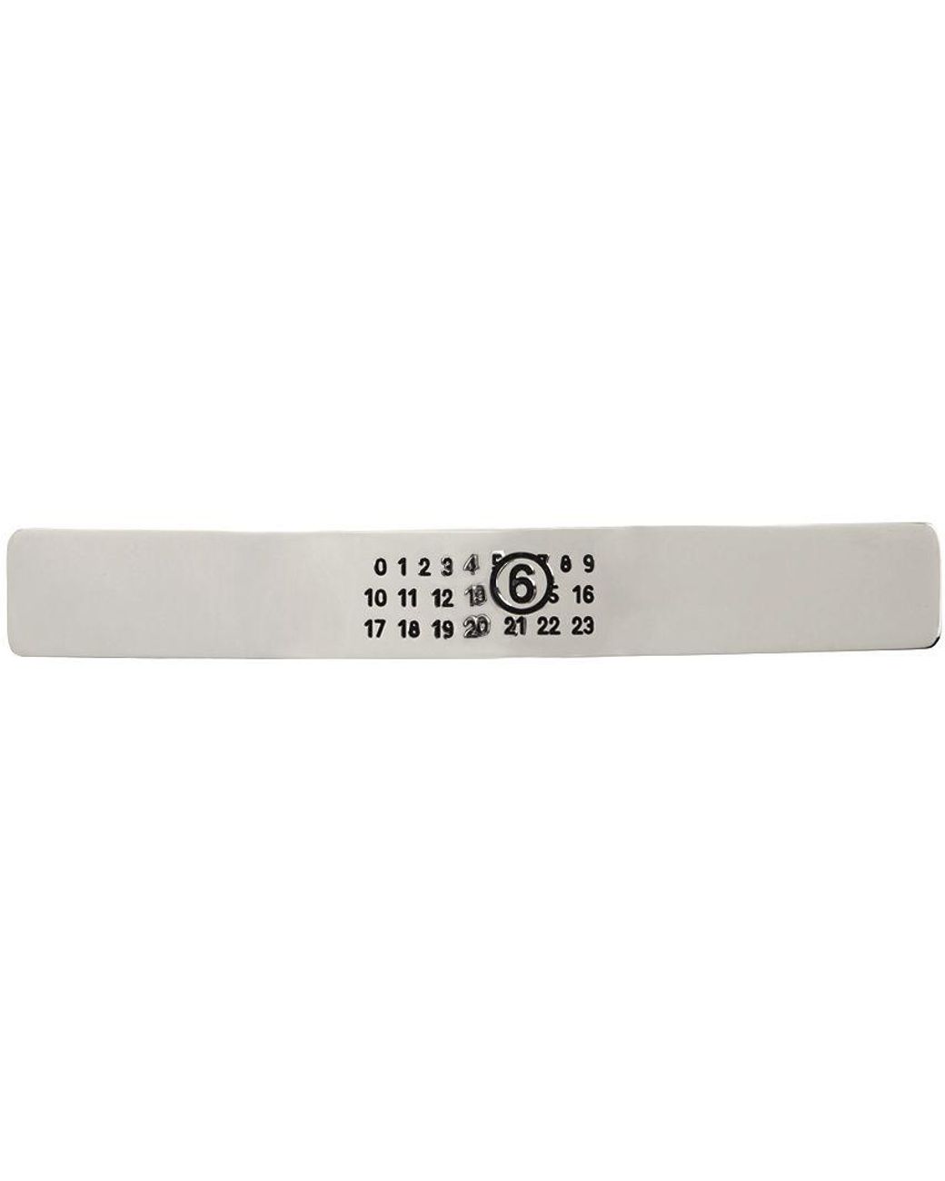 Maison Martin Margiela Silver Number barrette Maison Martin Margiela Silver Number barrette main image 2