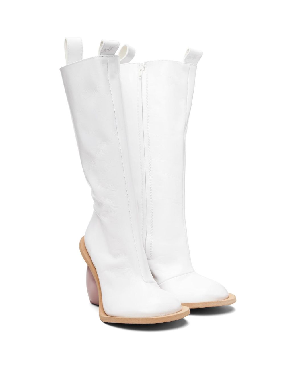 Yume Yume White Love Tall Boots