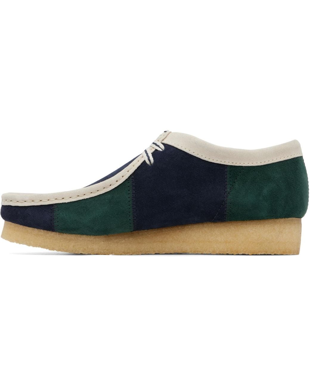 Clarks Blue Wallabee Derbys for men