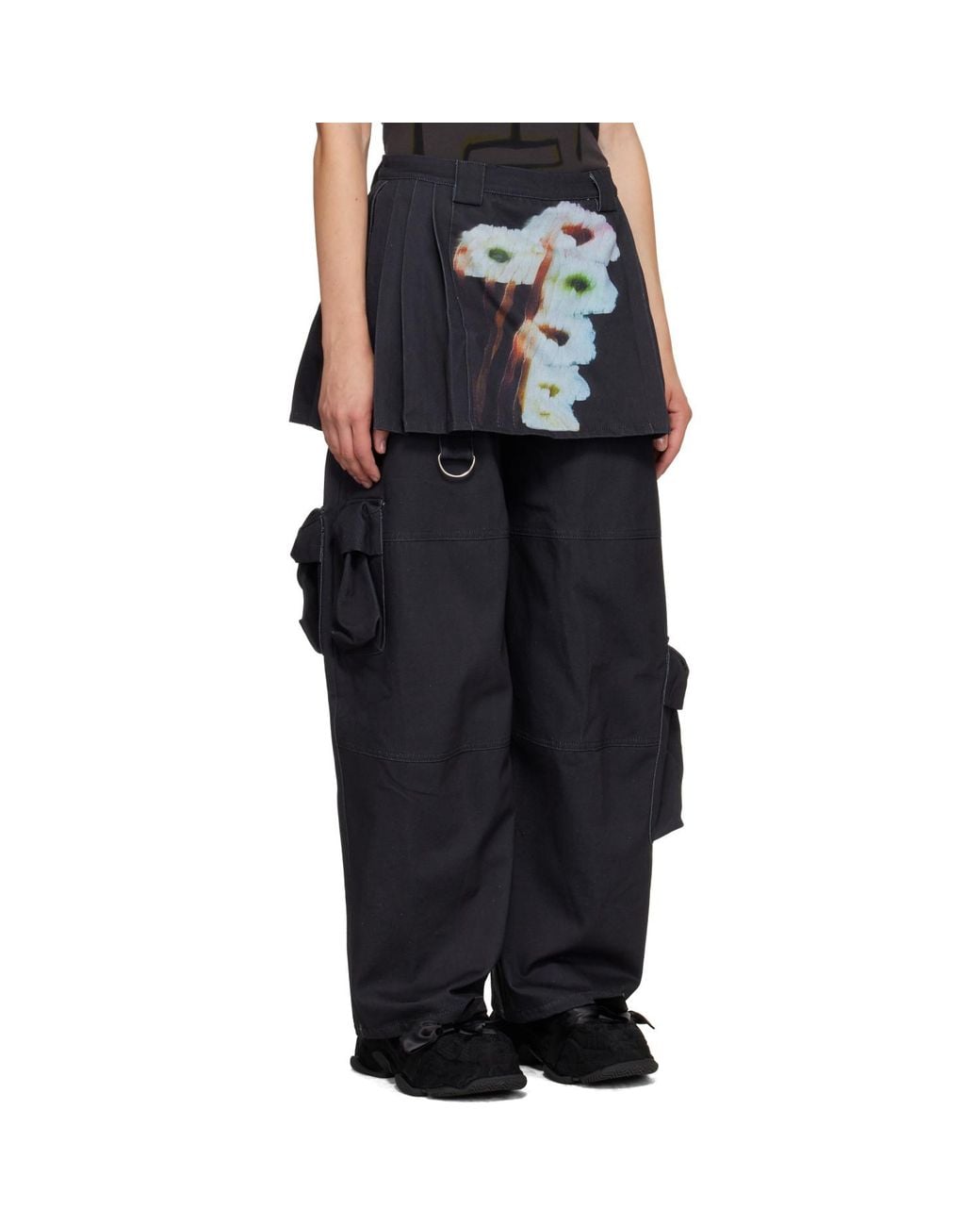 Collina Strada Black Lawn Skirt Cargo Pants