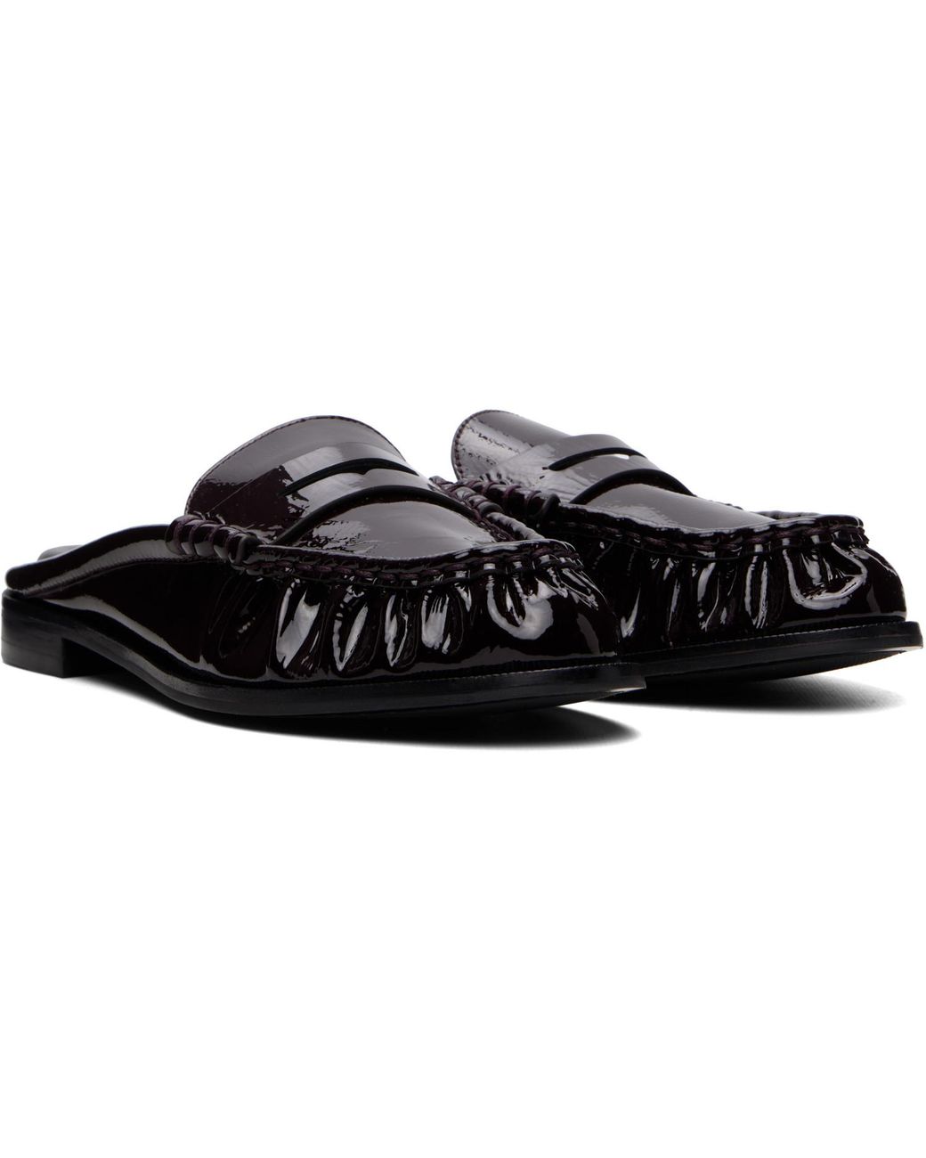 Rag & Bone Black Lexi Mule Slip-On Loafers